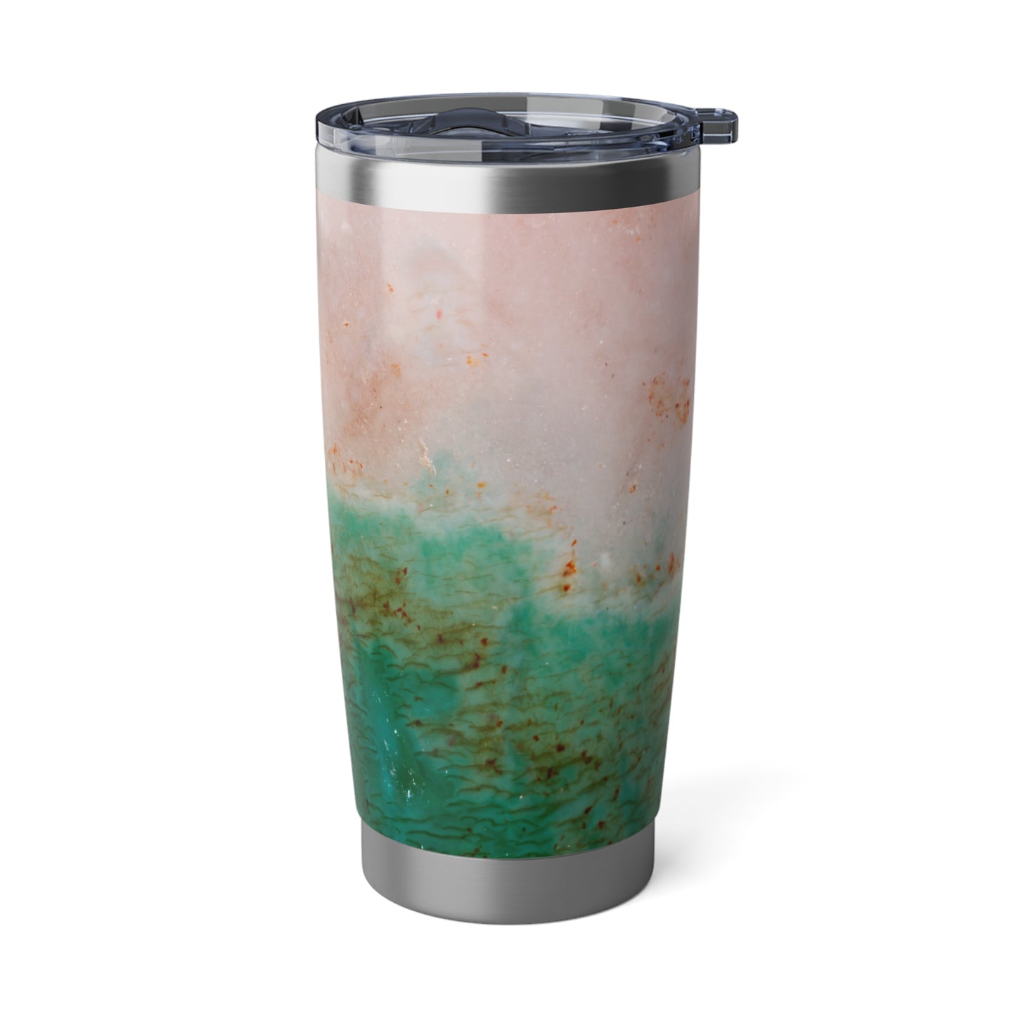 NATURSTEIN MUSTER GRÜN • Thermo-Reisebecher XL • 590 ml • Tumbler Vagabond