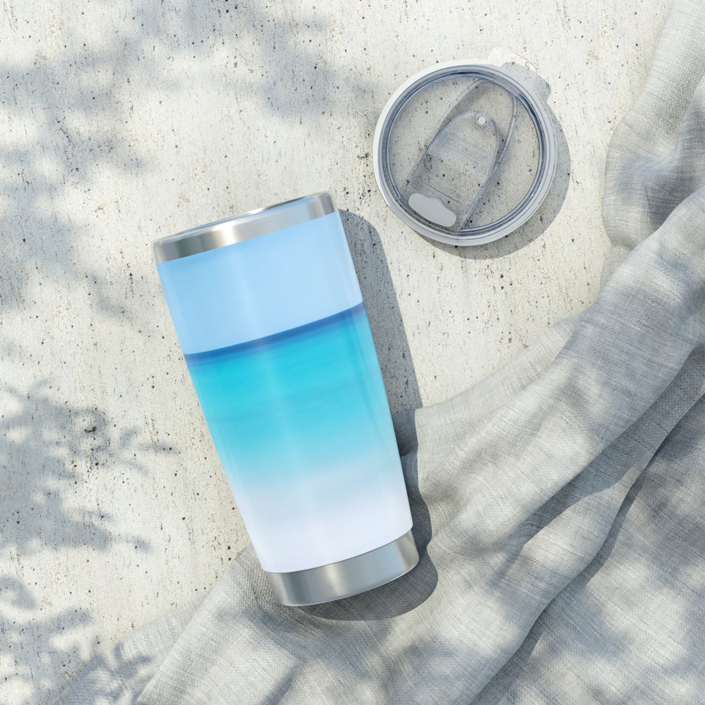 URLAUBSMOTIV SOMMER MEER STRAND • Thermo-Reisebecher XL • 590 ml • Tumbler Vagabond