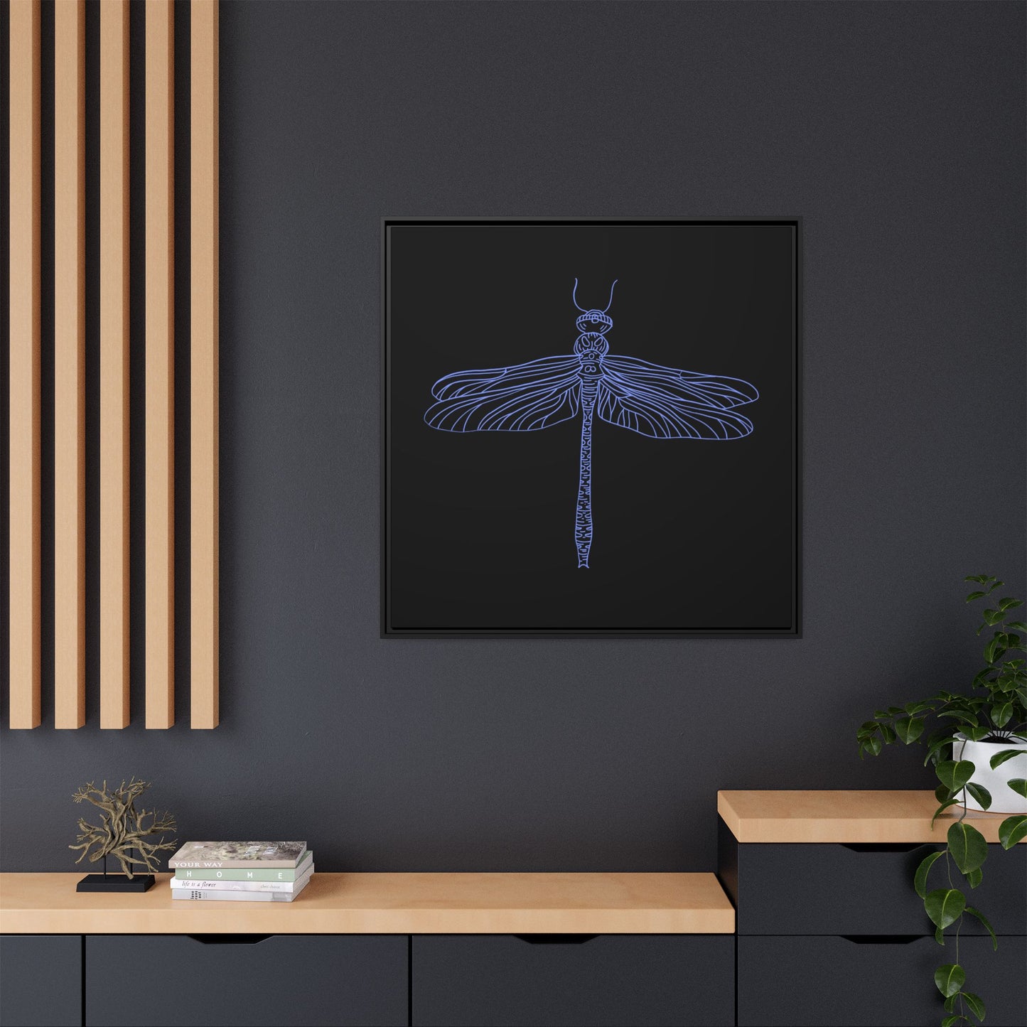 Matte Canvas, Framed (Multi-color)