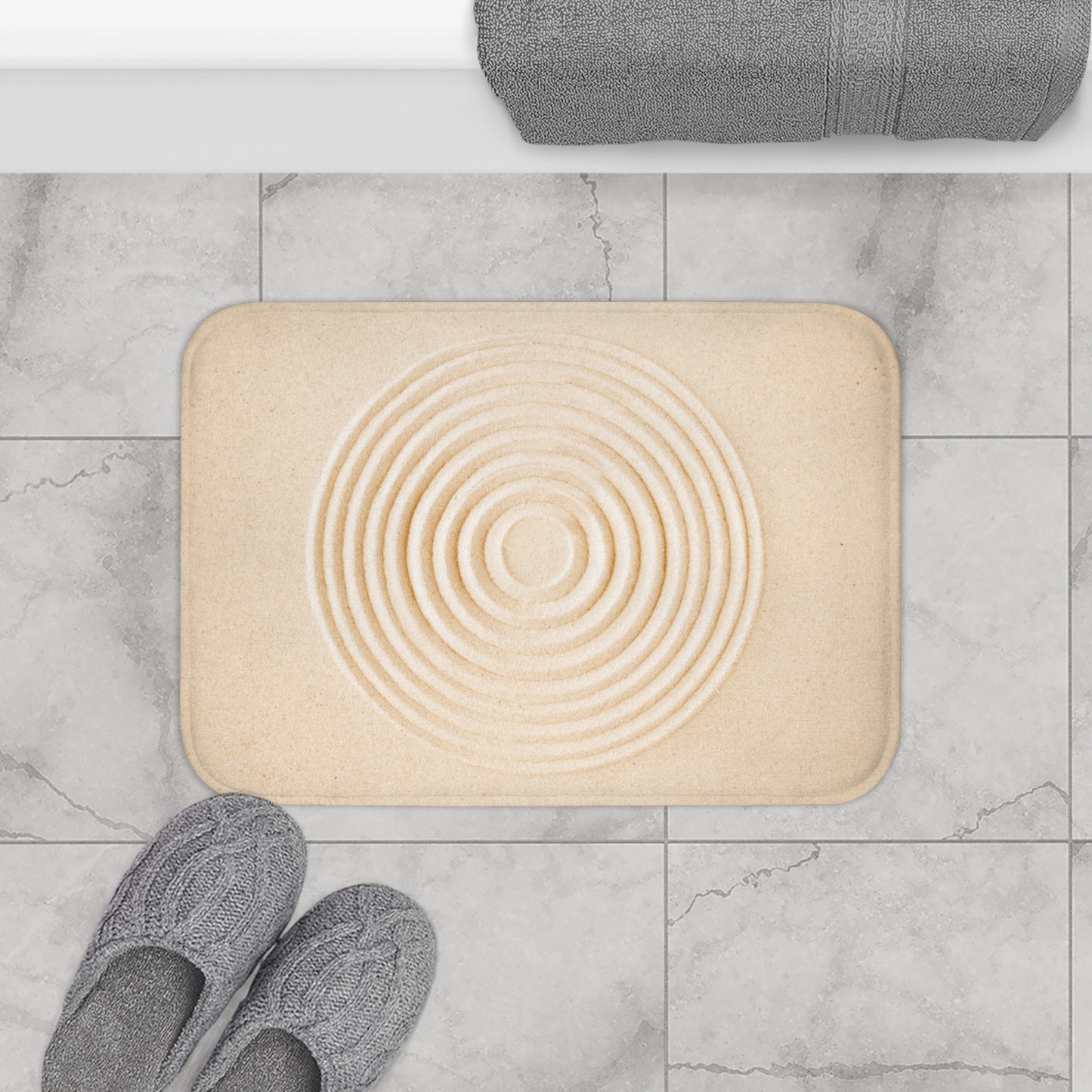 ZEN MEDITATIONS TEPPICH • Badvorleger / Fussmatte / Badteppich EXTRA Weich • 43 x 61 cm & 53 x 86 cm