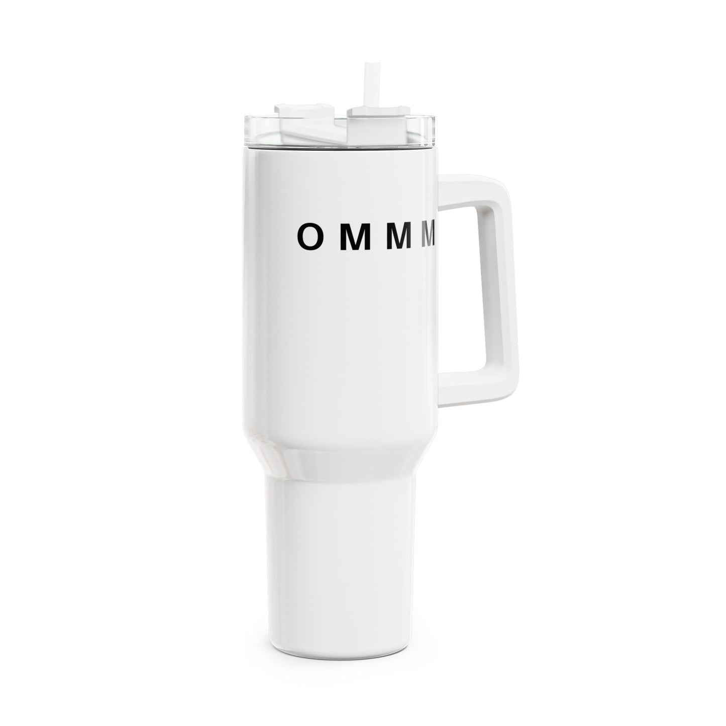 OMMM OM OHM MANTRA YOGA MEDITATION • Tumbler mit Henkel & Strohhalm • XXL Reisebecher 1,2L