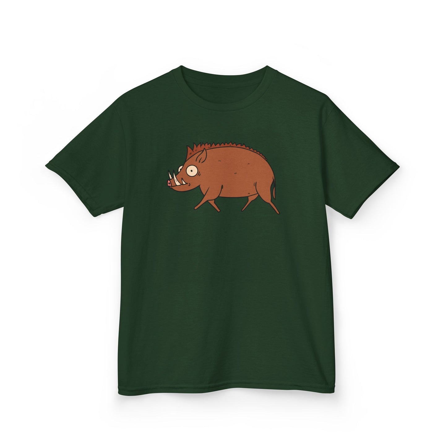 WILDSCHWEIN WALDTIER COMIC NIEDLICH SÜß • Kinder Oversize T-Shirt für Mädchen & Jungen (7–16 Jahre) • BIO Baumwolle 🌿