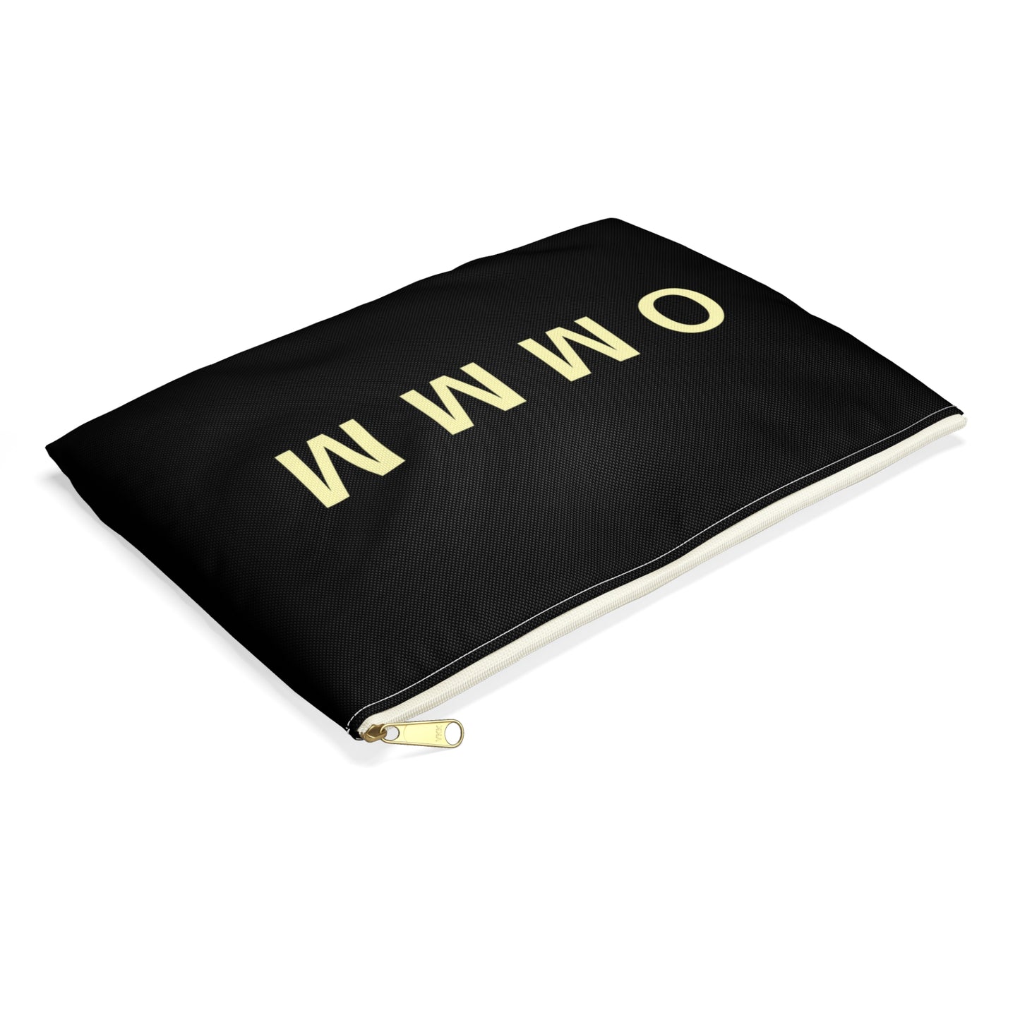 OMMMM OM OHM AUM MEDITATION YOGA SPRUCH • Handtaschen Organizer Flach mit Reißverschluss • Groß & Klein