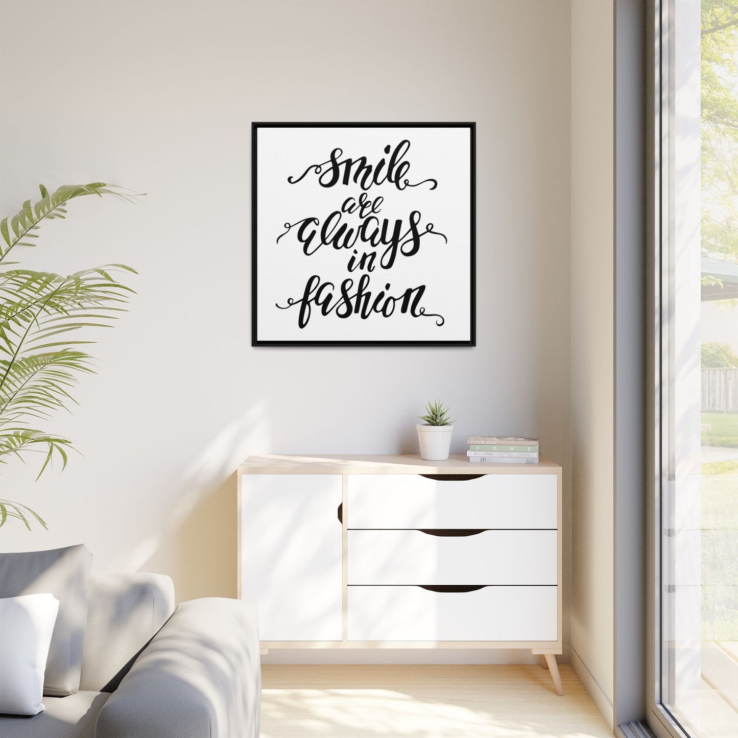 Matte Canvas, Framed (Multi-color)