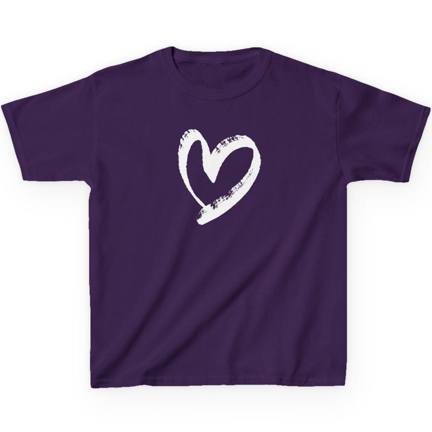 HERZ BILD LOVE MOTIV LIEBE HERZCHEN HANDGEZEICHNET • Oversize Kinder T-Shirt Mädchen Jungen  • BIO Baumwolle 🌿