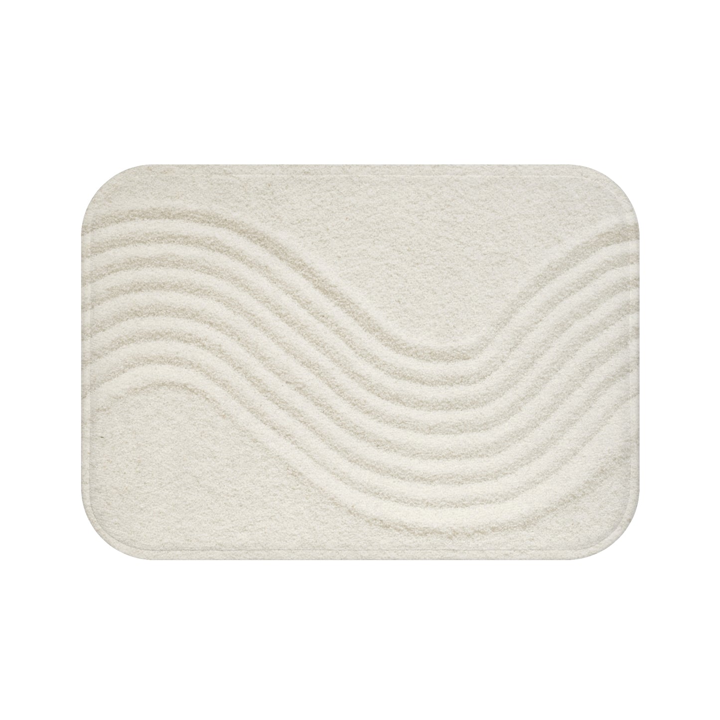ZEN GARTEN - OPTISCHE ILLUSTION • Badvorleger / Fussmatte / Badteppich EXTRA Weich • 43 x 61 cm & 53 x 86 cm