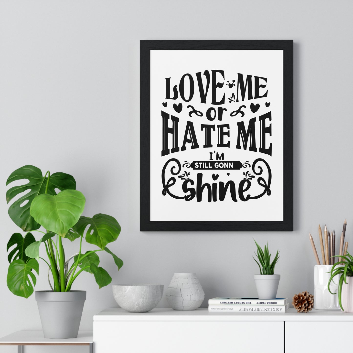 Vertical Framed Poster