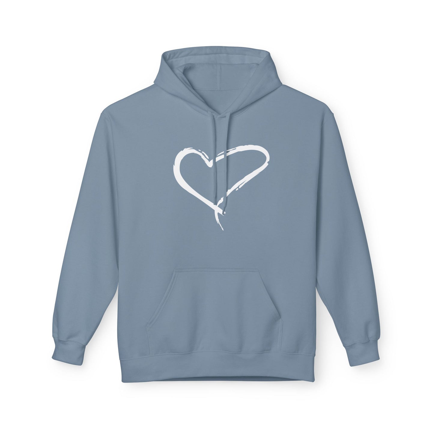 HERZ HERZCHEN BILD LIEBESBEWEIS LIEBESBOTSCHAFT ZEICHNUNG • Kuschelweicher Hoodie für Damen & Herren • Baumwolle 🌿