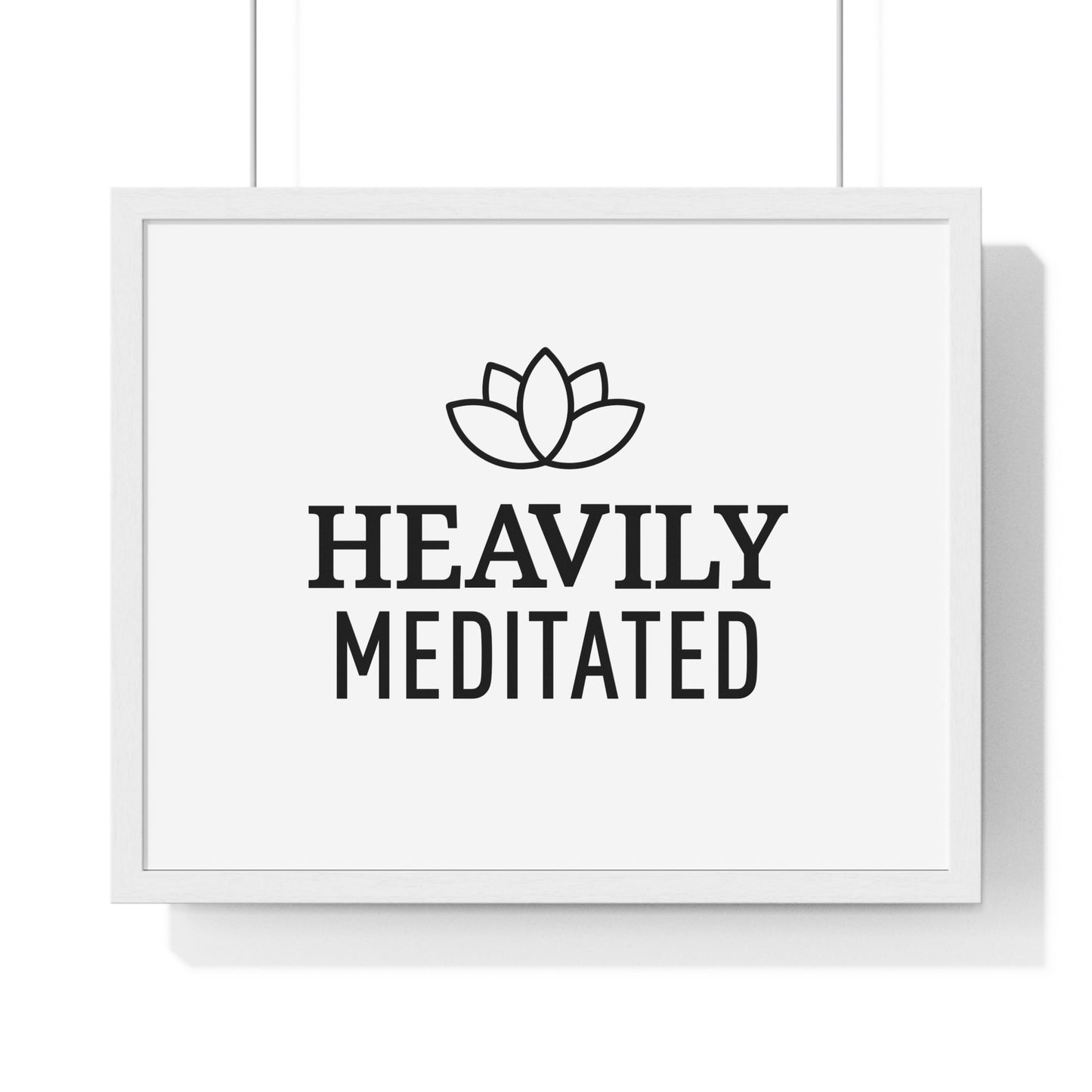 Horizontal Framed Poster - YOGA SANTA