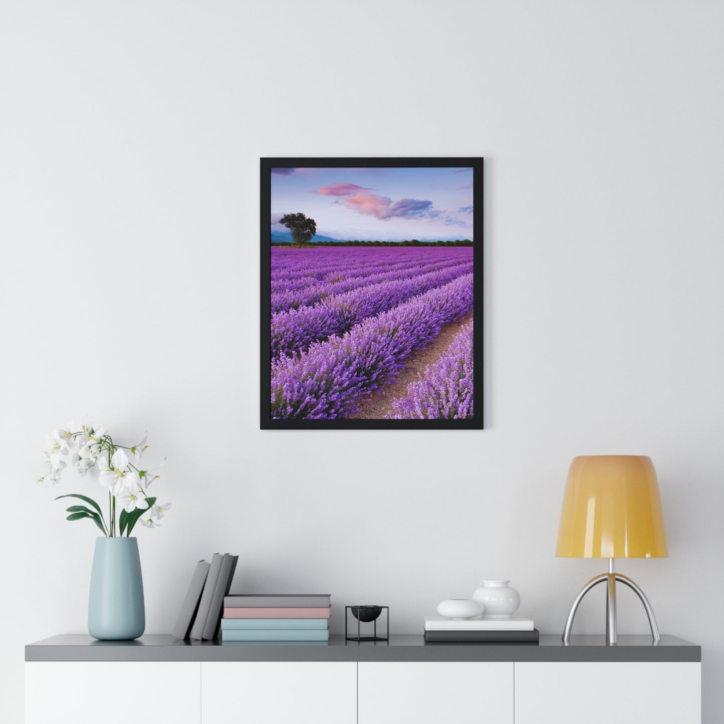 Vertical Framed Poster  • Provence Camargue Urlaubsmotiv
