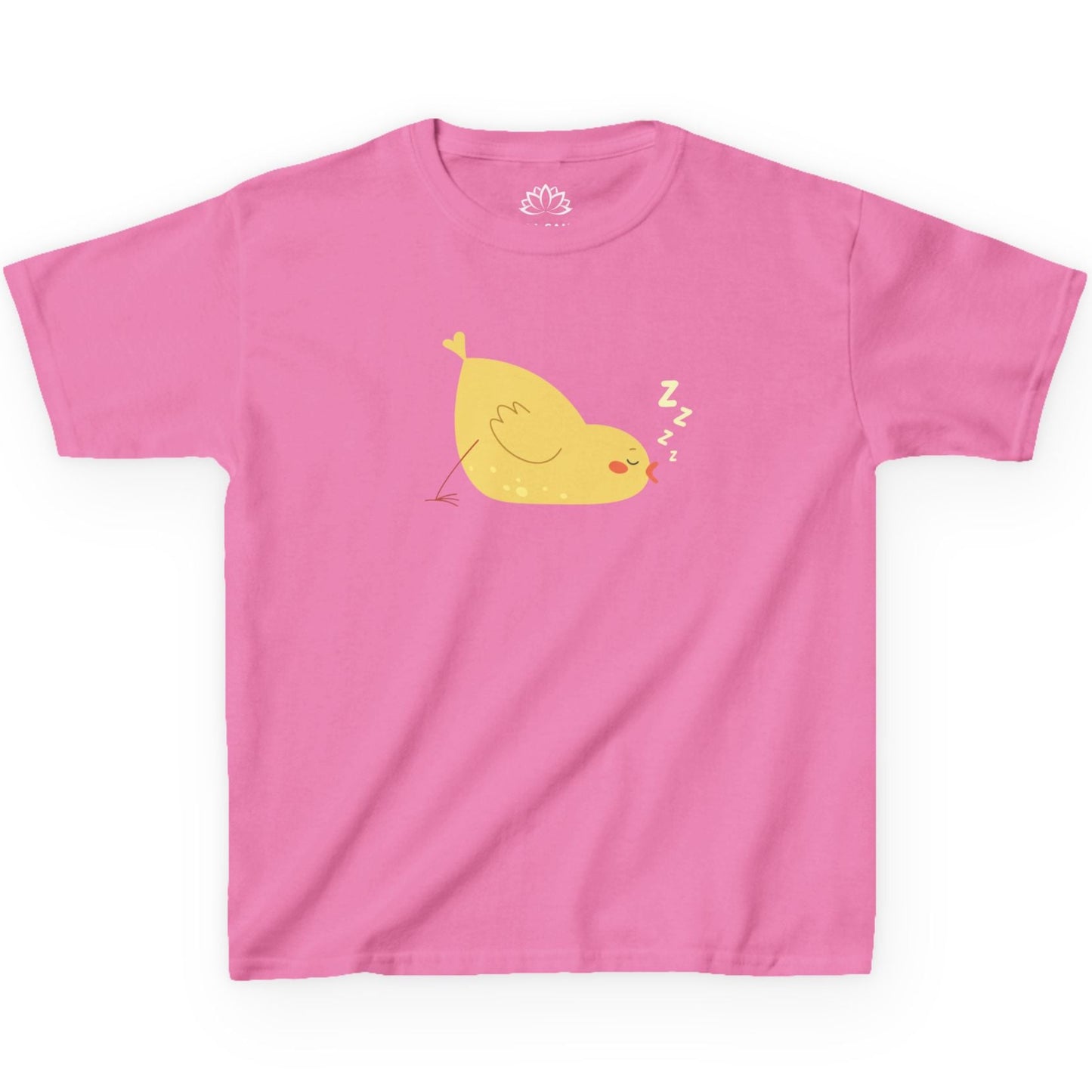 KÜCKEN HÜHNER BABY SCHLÄFT NIEDLICH SÜß COMIC • Pijama Schlafoberteil Oversize Kinder T-Shirt Mädchen Jungen • BIO Baumwolle 🌿