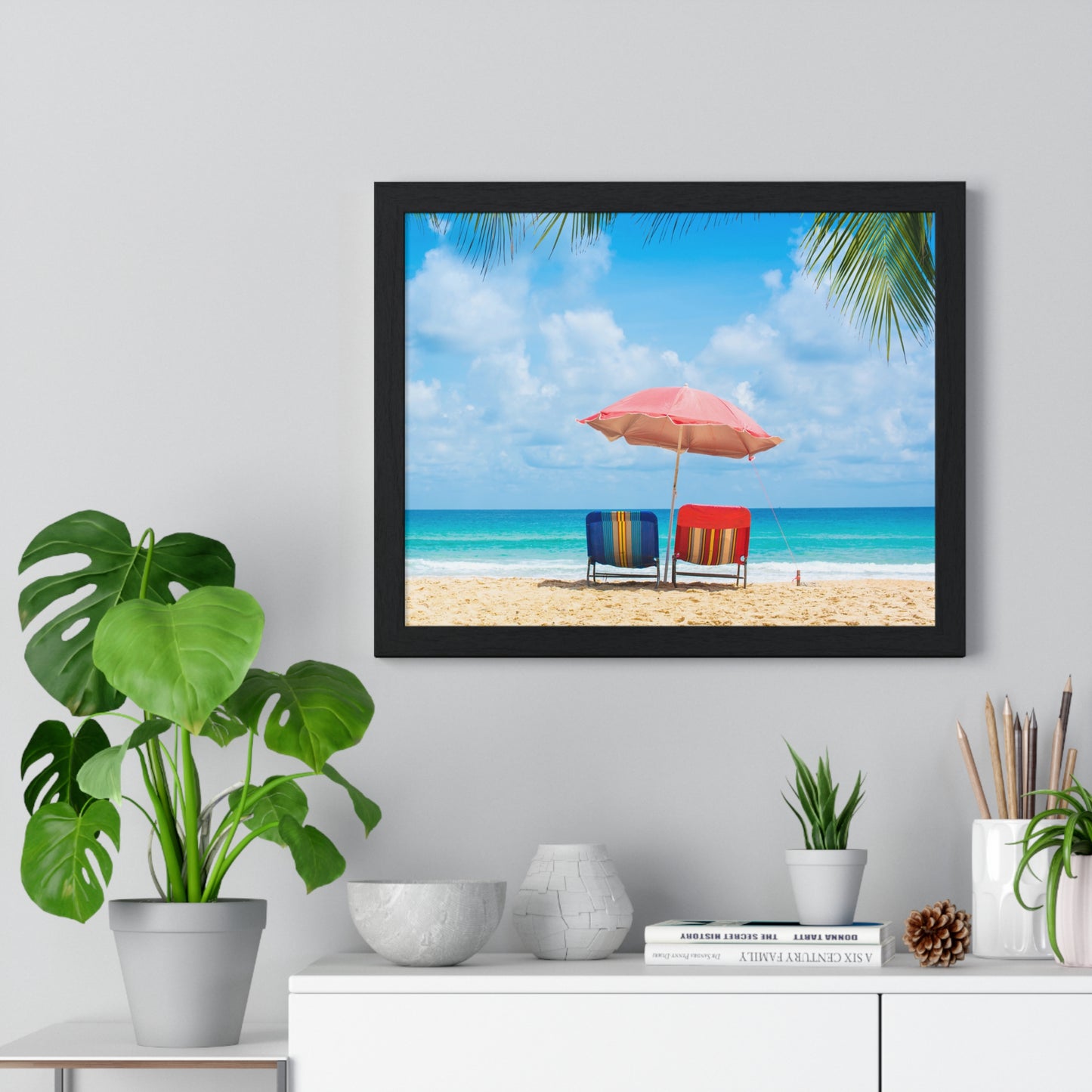 Horizontal Framed Poster • Urlaubsmotiv