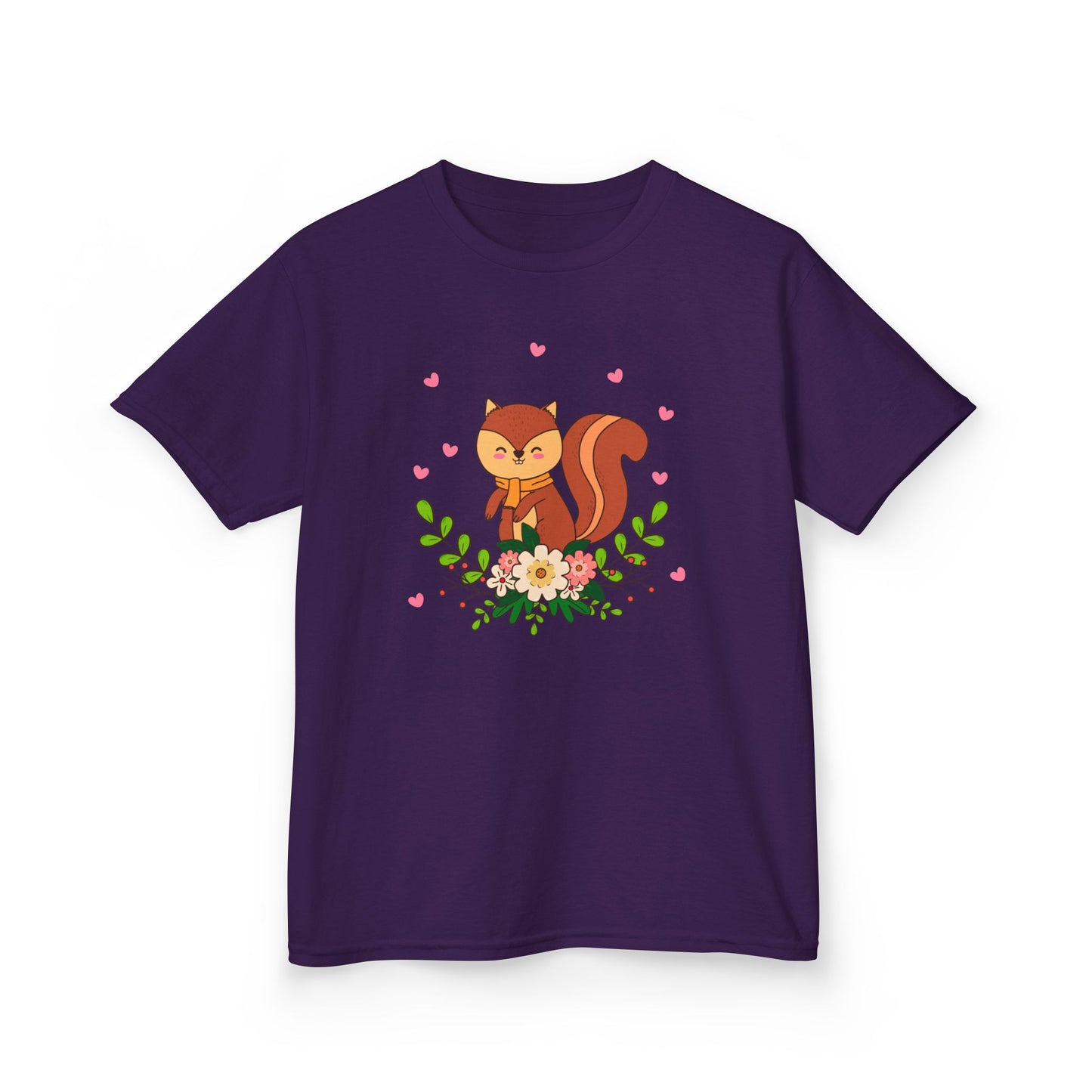 EICHHÖRNCHEN - WALTIER HERZEN NIEDLICH • Kinder Oversize T-Shirt für Mädchen & Jungen (7–16 Jahre) • BIO Baumwolle 🌿