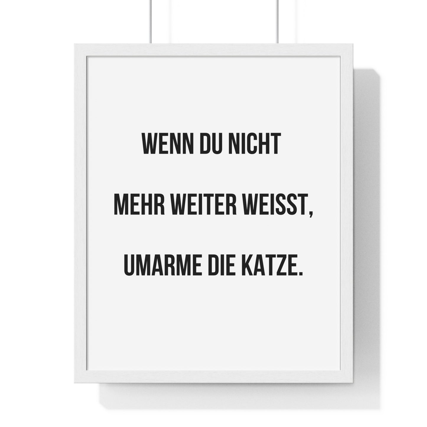 Vertical Framed Poster