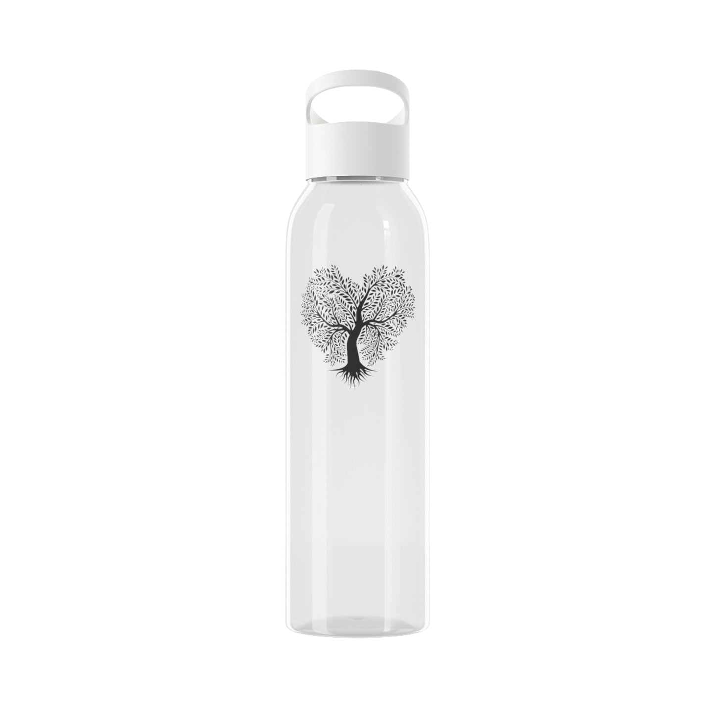 BAUM LIEBHABER • HERZ CLIPART • Liebesbeweis Geschenk, LOVE Liebesbotschaft • TRITAN Wasserflasche Sky 650 ml
