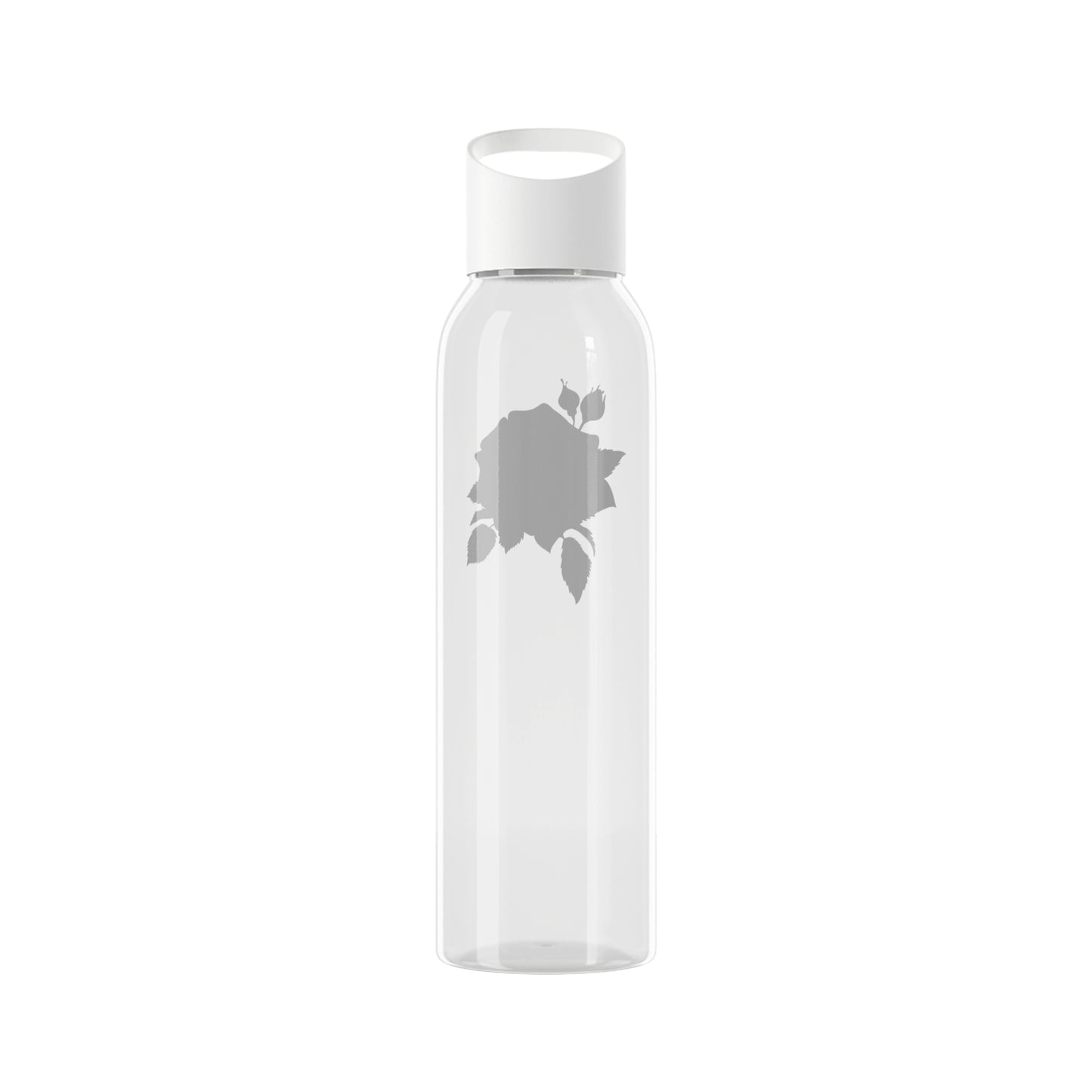 ROSE ROT • ÄSTHETISCHES BLUMENMOTIV • Wasserflasche Sky 650 ml