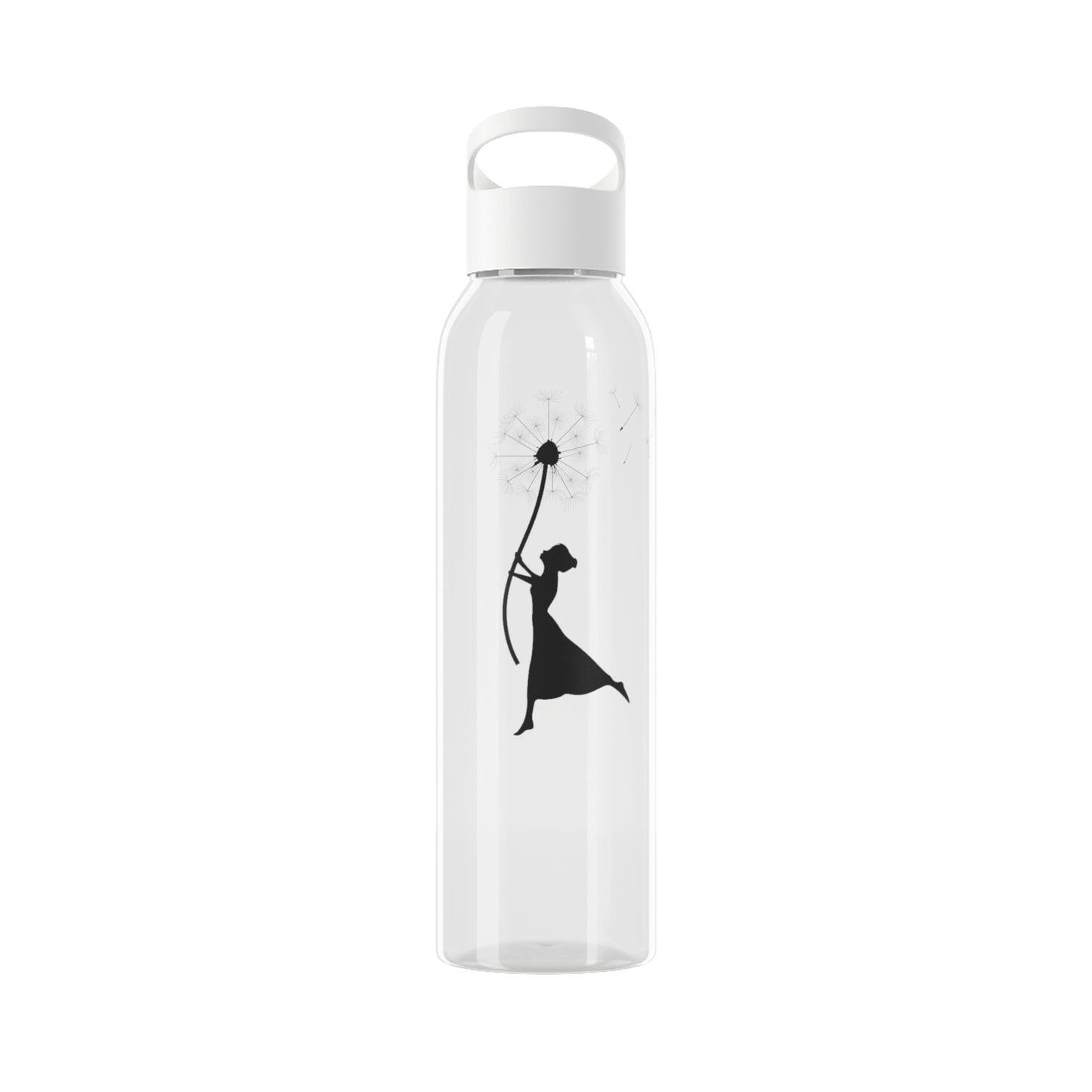 PUSTEBLUME FEE COMIC ZEICHNUNG NIEDLICH SÜß • TRITAN Wasserflasche Sky 650 ml