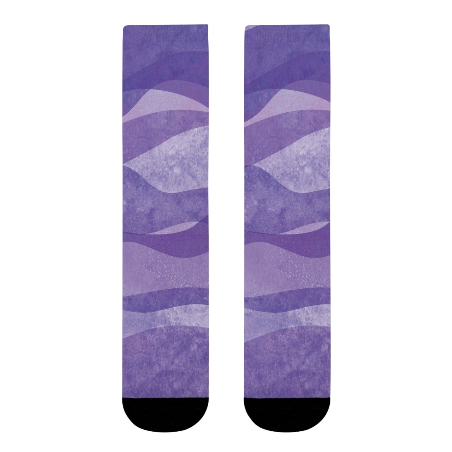 LILA SOCKEN VIOLET FLIEDER KUNSTDRUCK • HAPPY SOCKS Crew Socken mit Motiv