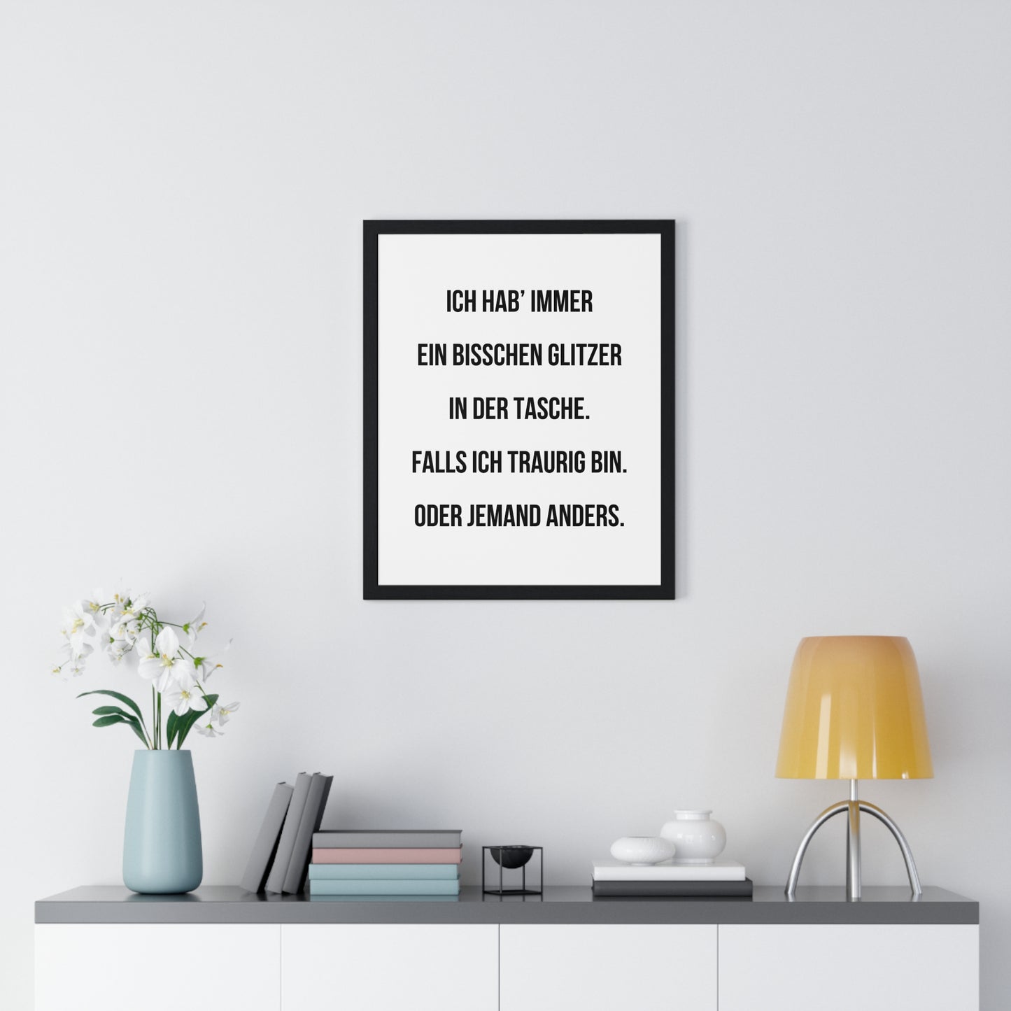Vertical Framed Poster