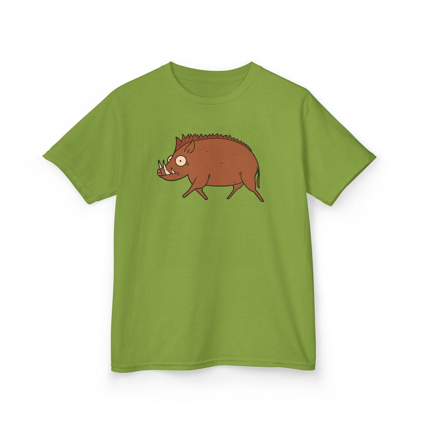 WILDSCHWEIN WALDTIER COMIC NIEDLICH SÜß • Kinder Oversize T-Shirt für Mädchen & Jungen (7–16 Jahre) • BIO Baumwolle 🌿