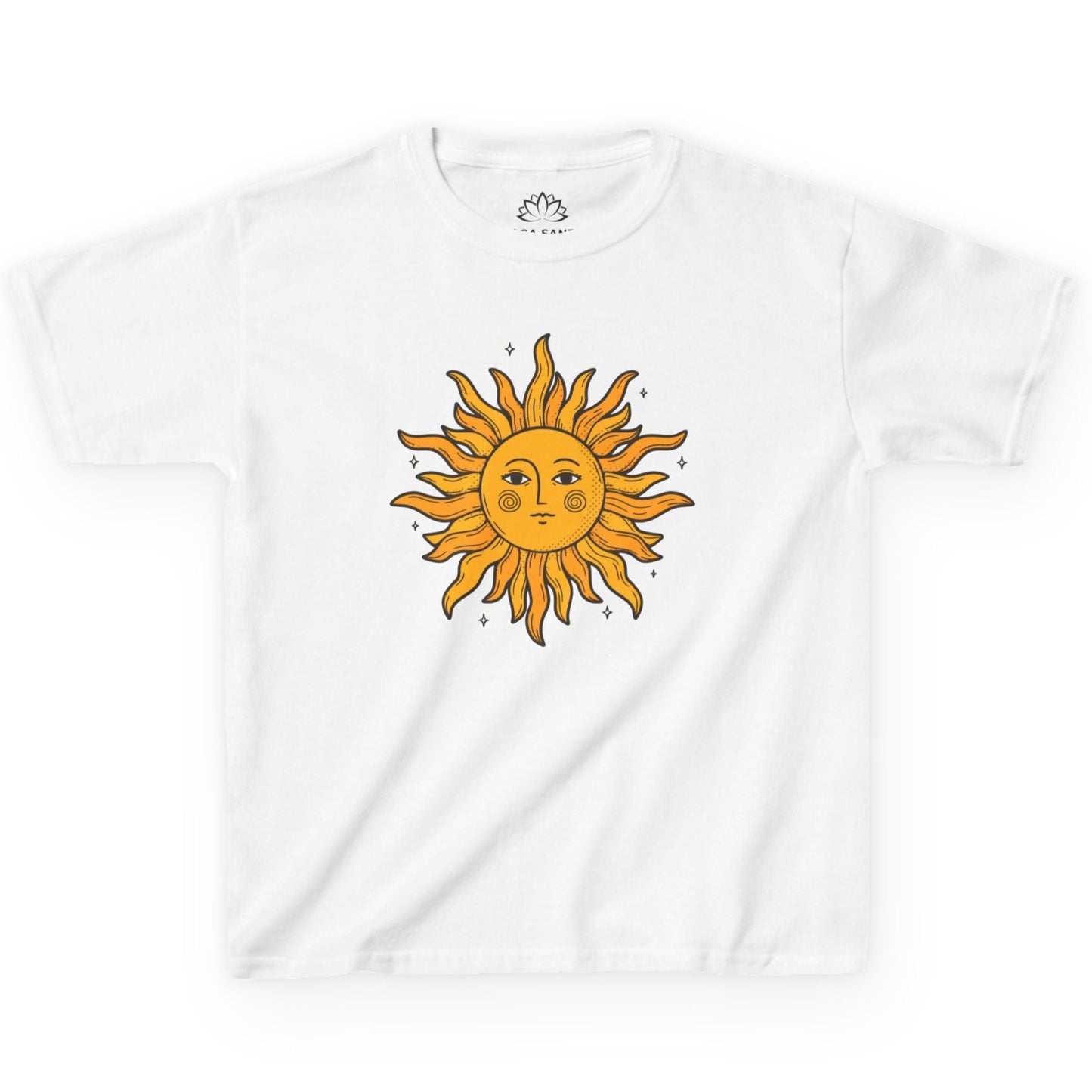 SONNE MOND RETRO VINTAGE STYLE • Oversize Kinder T-Shirt Mädchen Jungen • BIO Baumwolle 🌿
