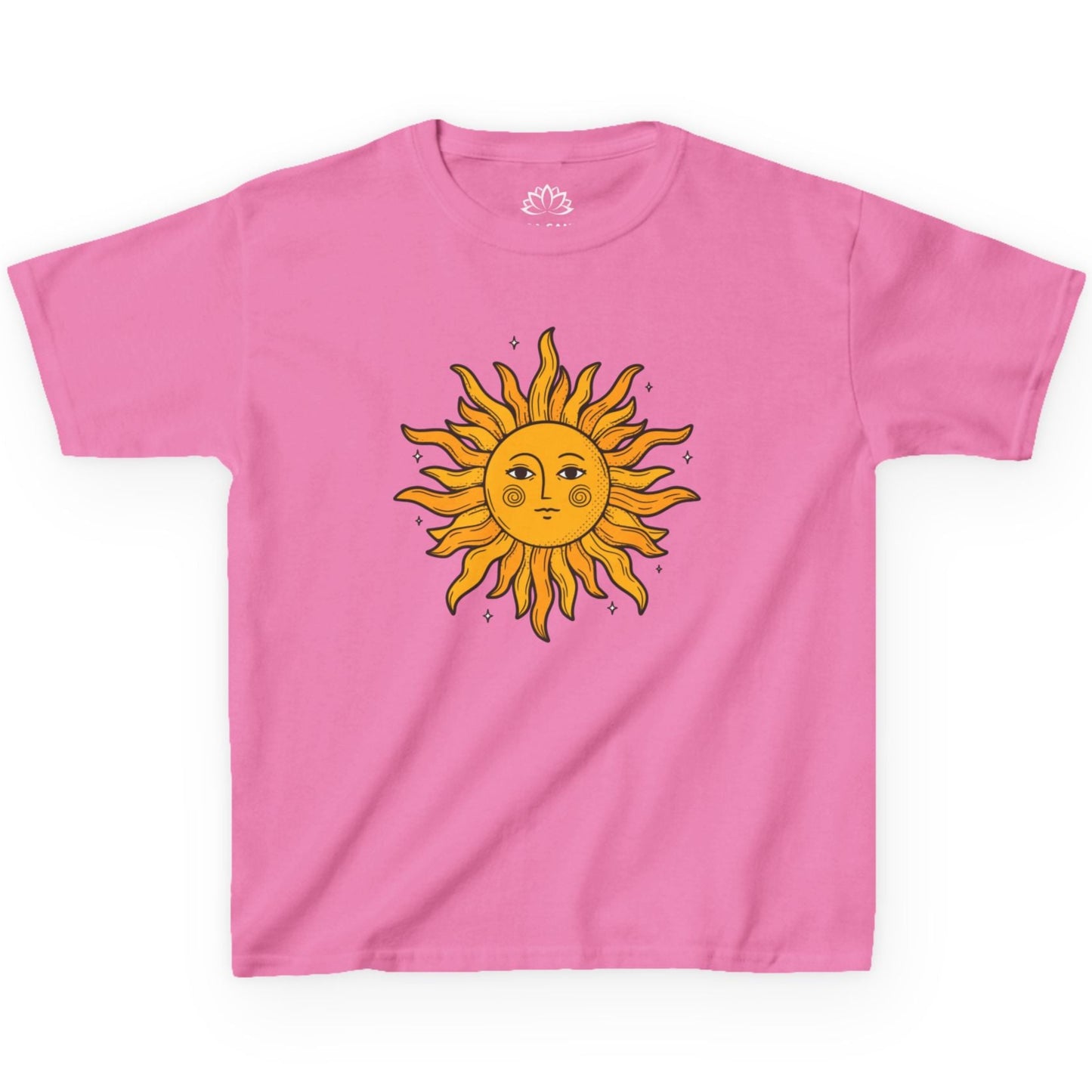 SONNE MOND RETRO VINTAGE STYLE • Oversize Kinder T-Shirt Mädchen Jungen • BIO Baumwolle 🌿