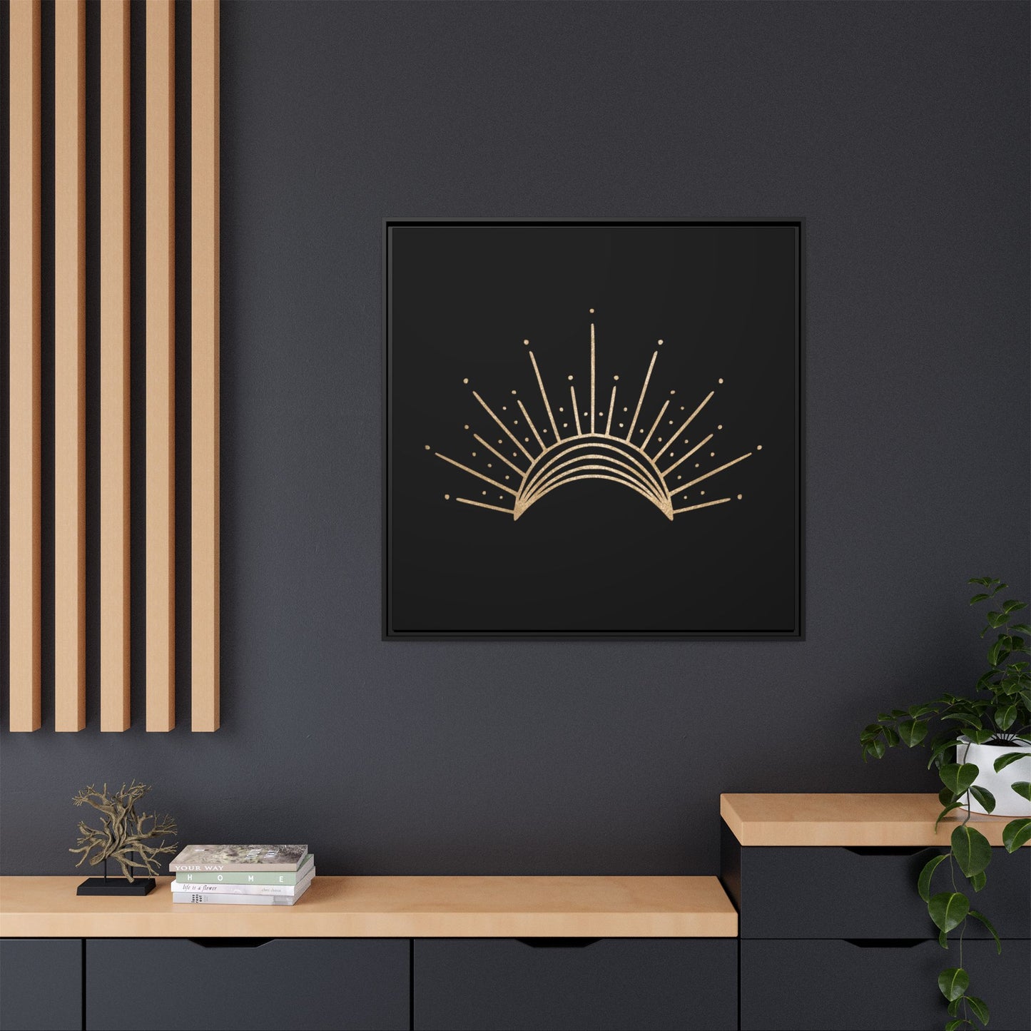 Matte Canvas, Framed (Multi-color)