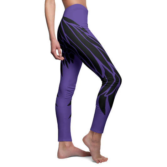 ENGELSFLÜGEL SCHUTZENGELFLÜGEL VOGELFLÜGEL • Beste Lila Leggings für Sport & Alltag