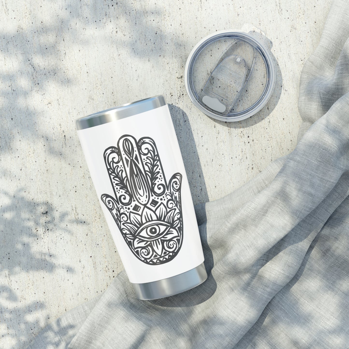 FATIMAS HAND - ALLSEHENDES AUGE • Thermo-Reisebecher XL • 590 ml • Tumbler Vagabond