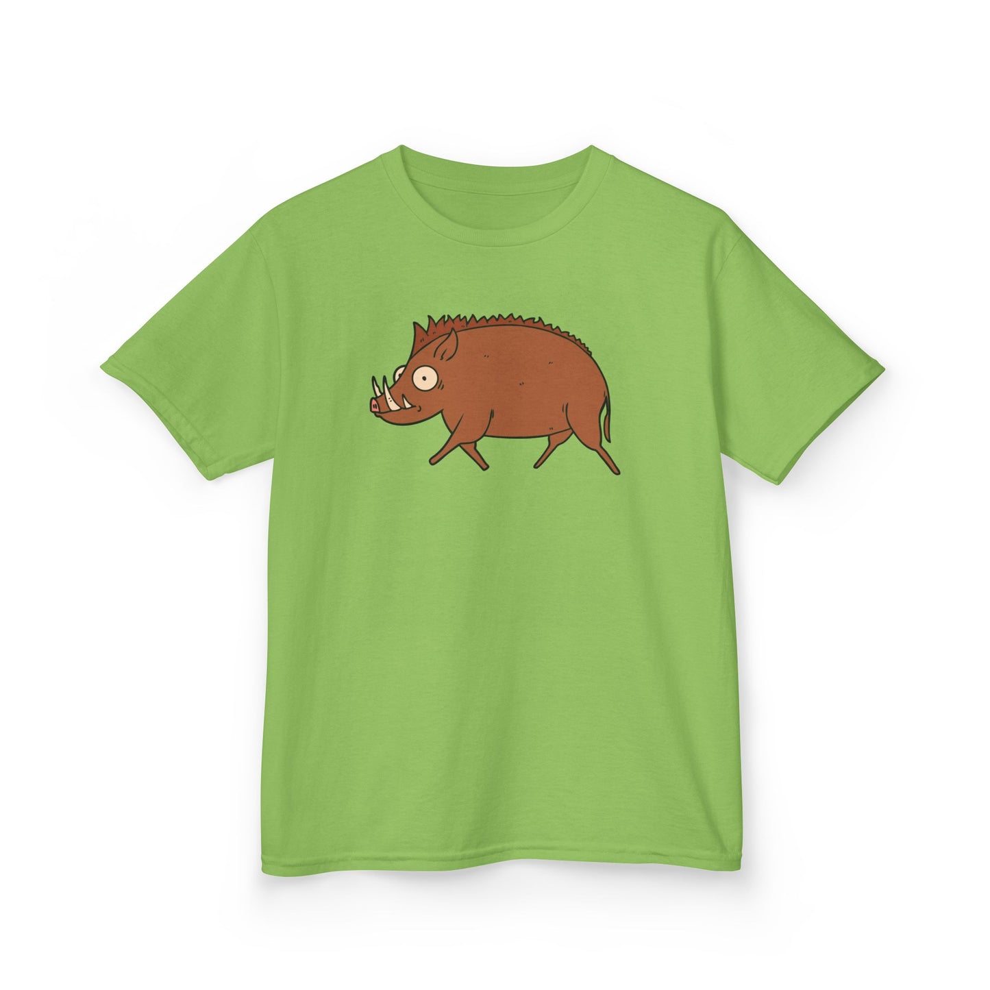 WILDSCHWEIN WALDTIER COMIC NIEDLICH SÜß • Kinder Oversize T-Shirt für Mädchen & Jungen (7–16 Jahre) • BIO Baumwolle 🌿