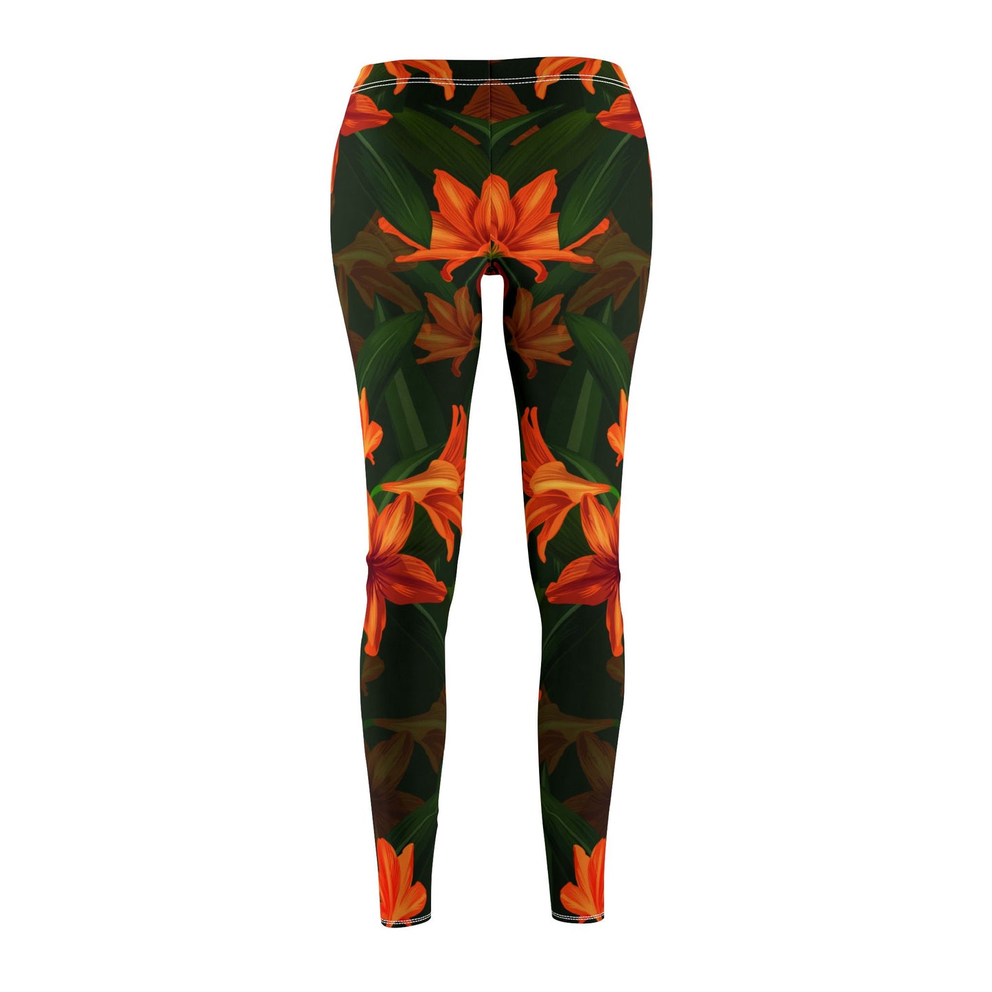 LILILIENBLUME HAWAII DSCHUNGEL, EXOTISCHE BLUMEN • Damen-Leggings mit Print Aufdruck • Beste Leggings für Sport & Alltag