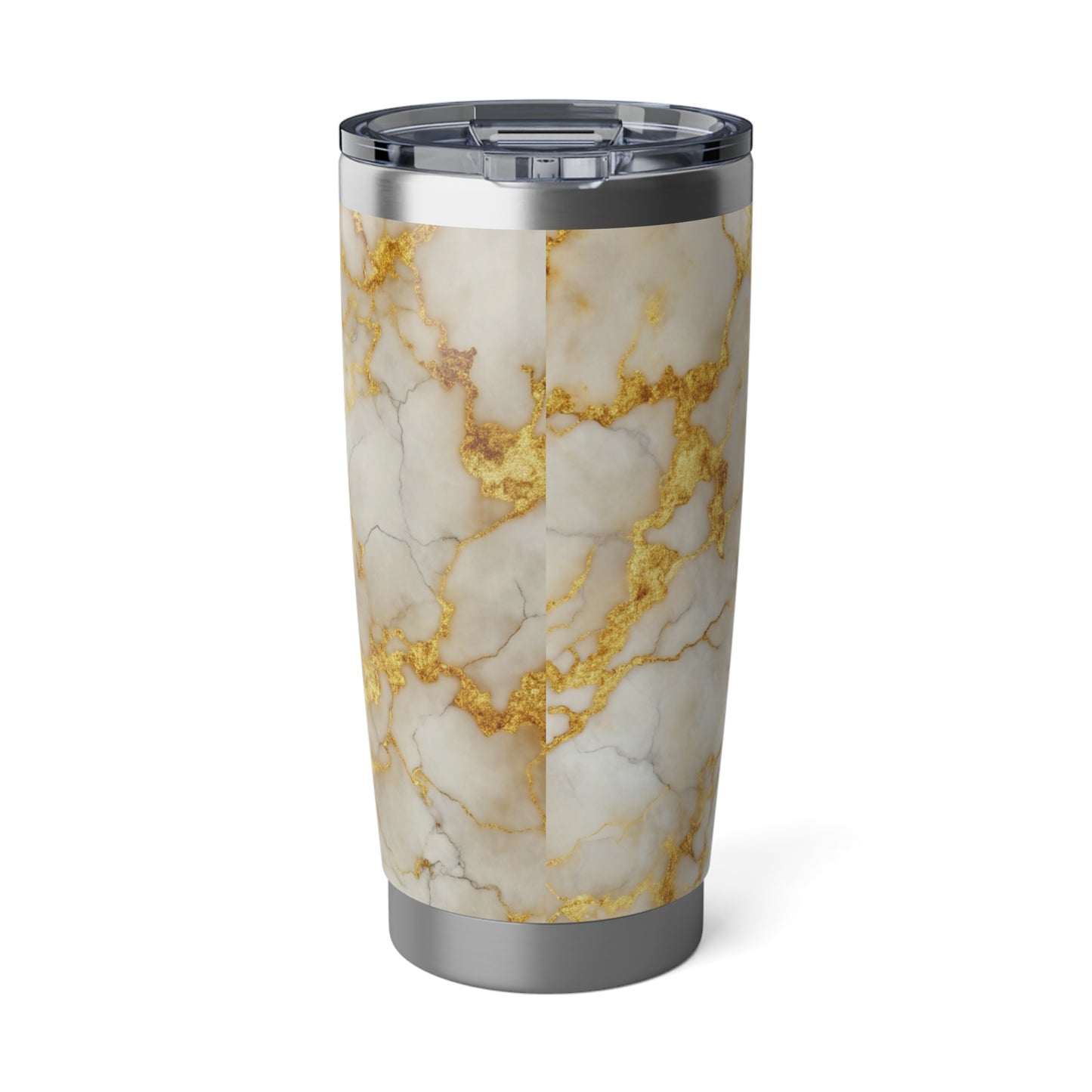 MARMOR WEISS GOLDENE ADERN LUXURIÖS • Thermo-Reisebecher XL • 590 ml • Tumbler Vagabond
