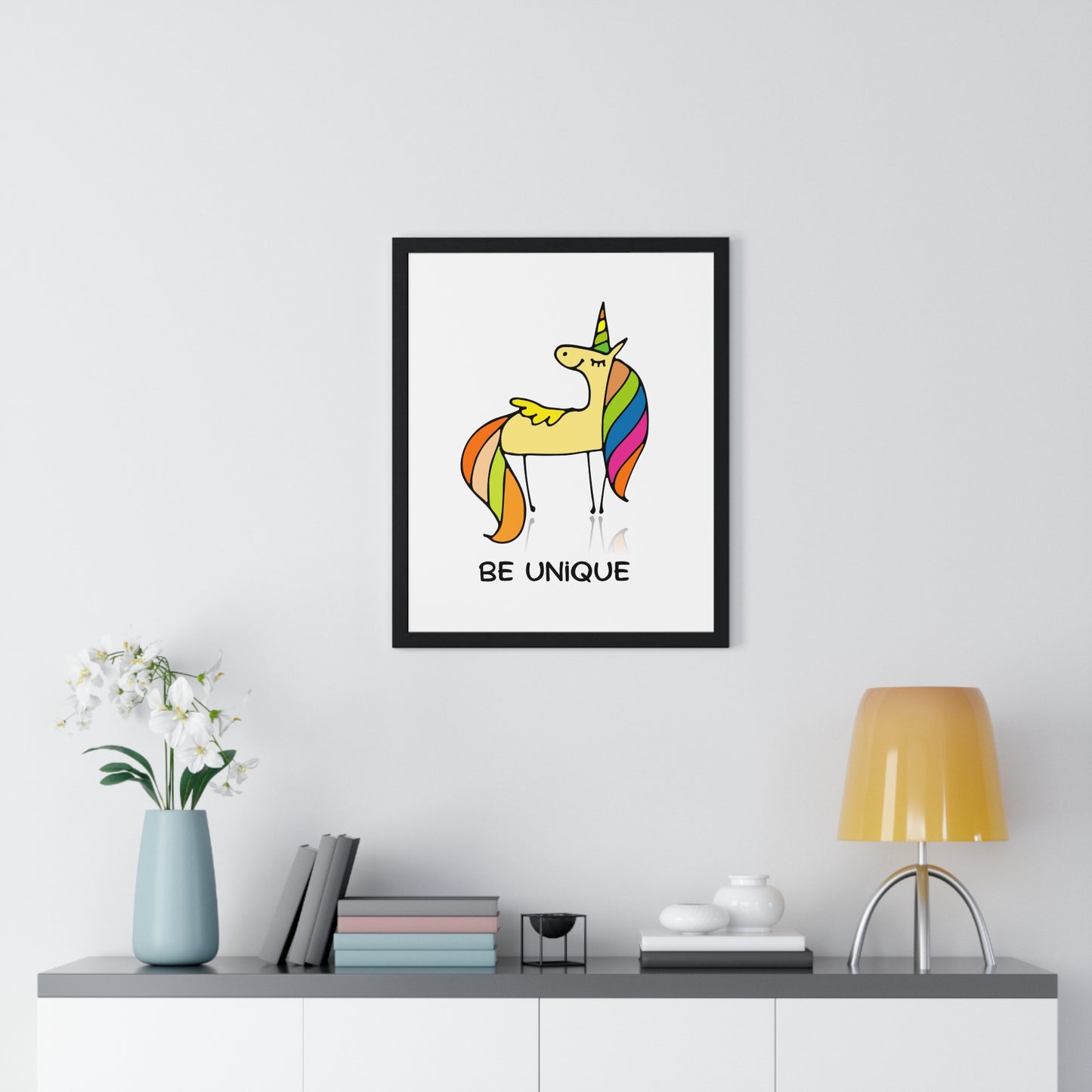 Vertical Framed Poster