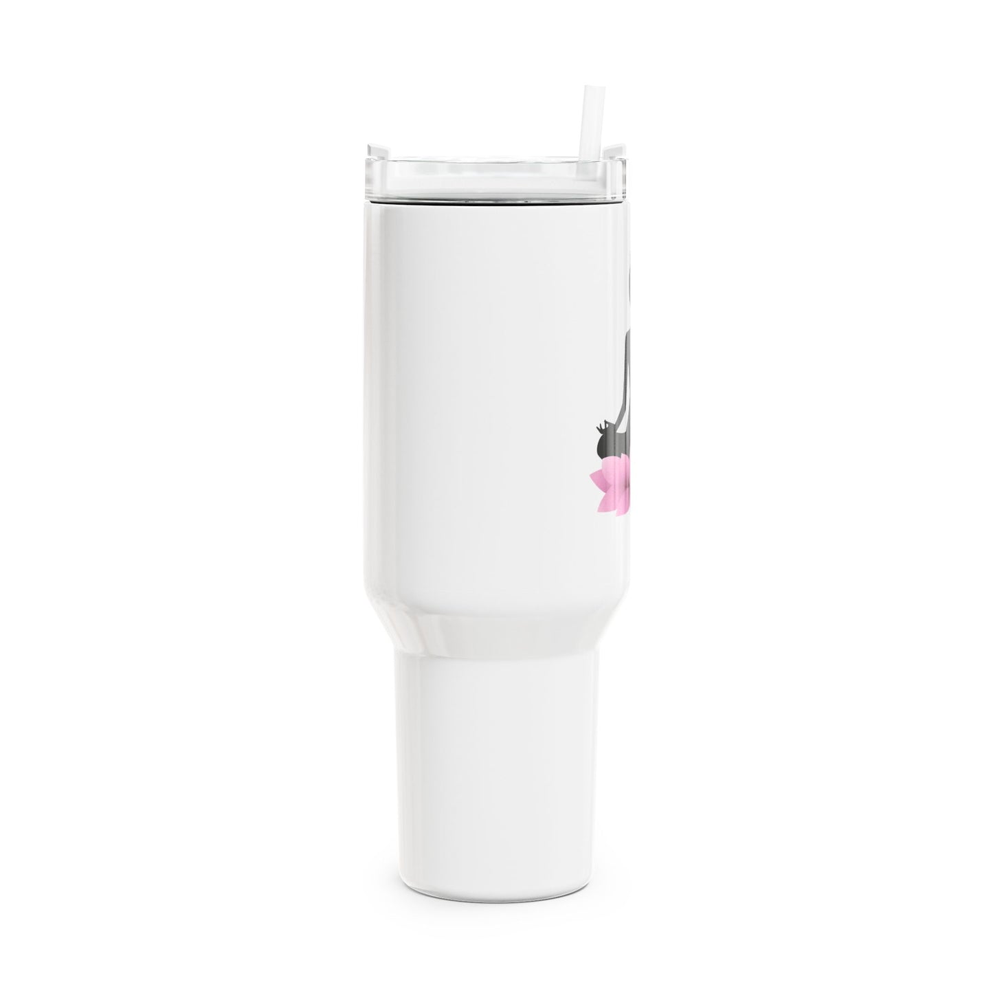 CHAKREN CHAKRA MEDITATION LOTUSBLÜTE • Tumbler mit Henkel & Strohhalm • XXL Reisebecher 1,2L
