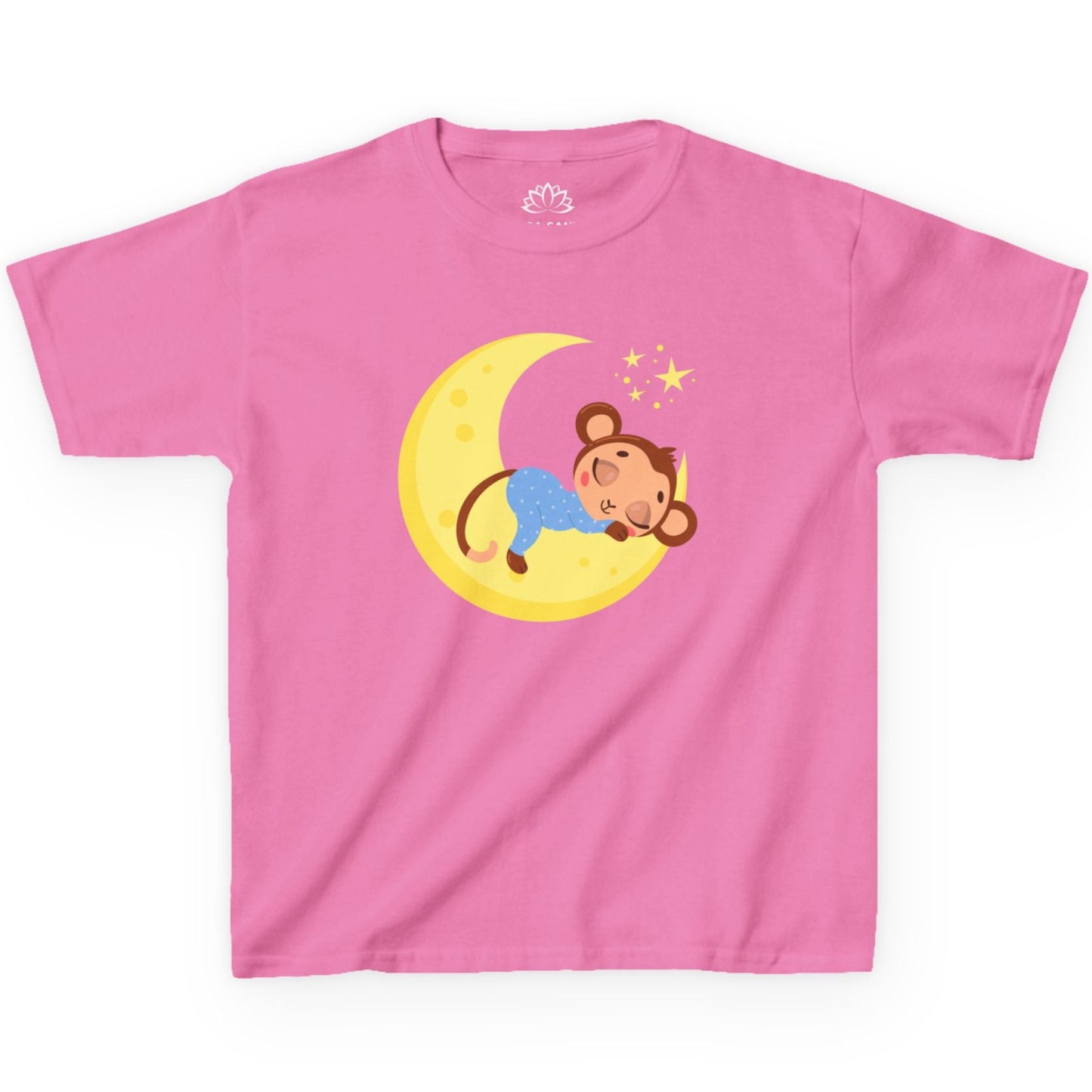 AFFE MOND STERNENHIMMEL • Pijama Schlafoberteil Oversize Kinder T-Shirt Mädchen Jungen • BIO Baumwolle 🌿