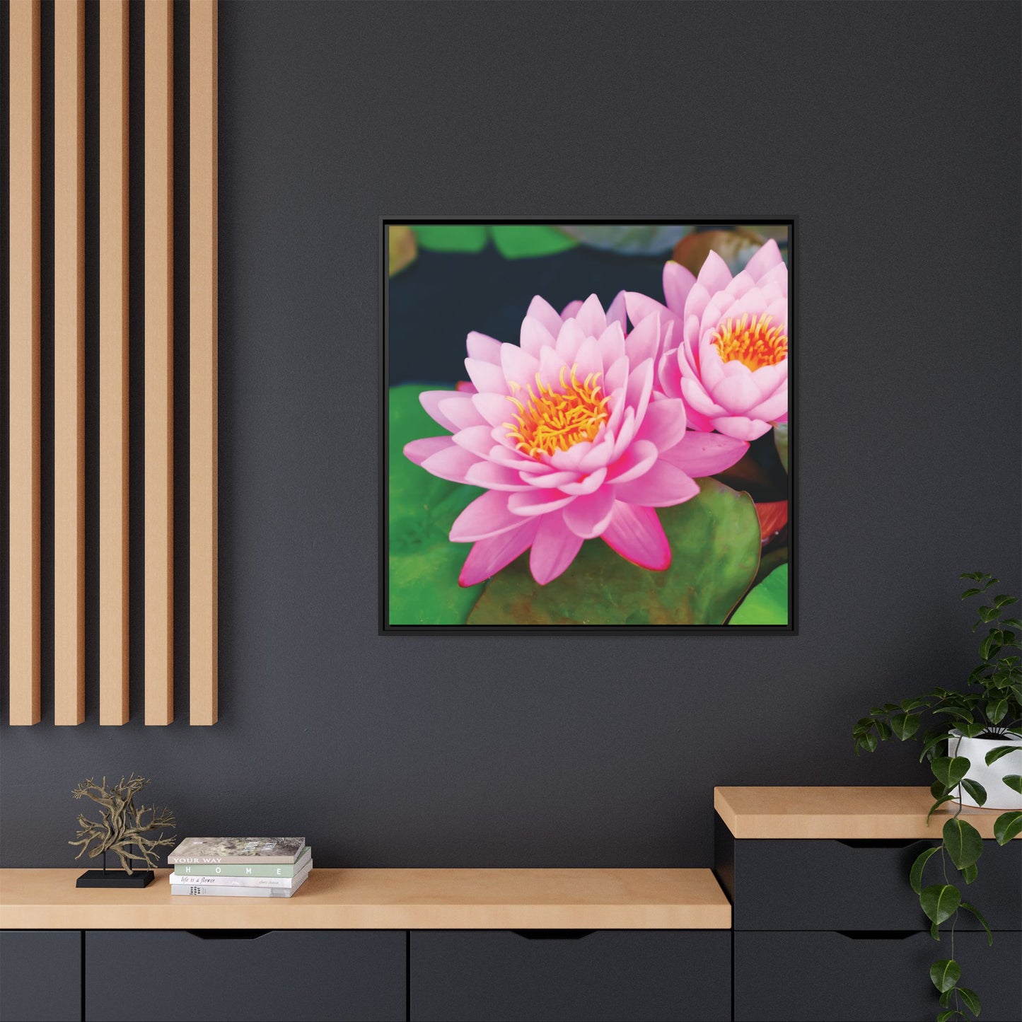 Matte Canvas, Framed (Multi-color)