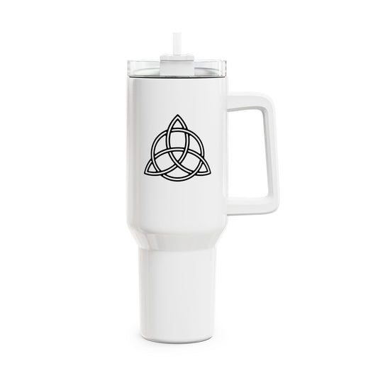 TRIQUETRA KELTISCHER KNOTEN • NORDISCHES WIKINGER ZEICHEN • Tumbler XXL Reisebecher 1,2L - YOGA SANTA