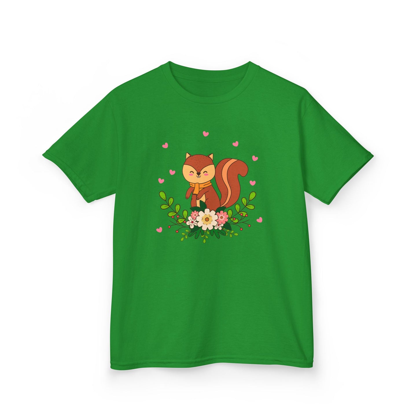 EICHHÖRNCHEN - WALTIER HERZEN NIEDLICH • Kinder Oversize T-Shirt für Mädchen & Jungen (7–16 Jahre) • BIO Baumwolle 🌿