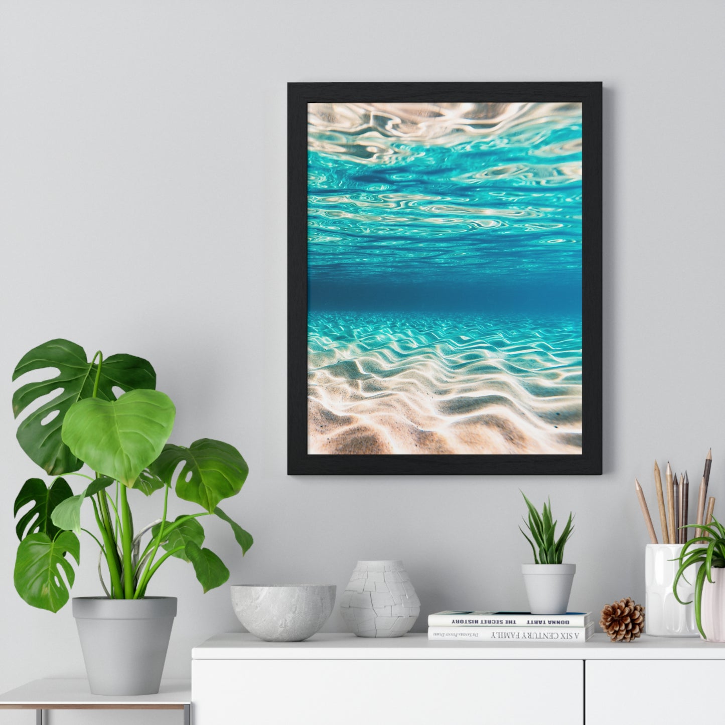 Meer Strand Poster Gerahmt • Urlaubsmotiv