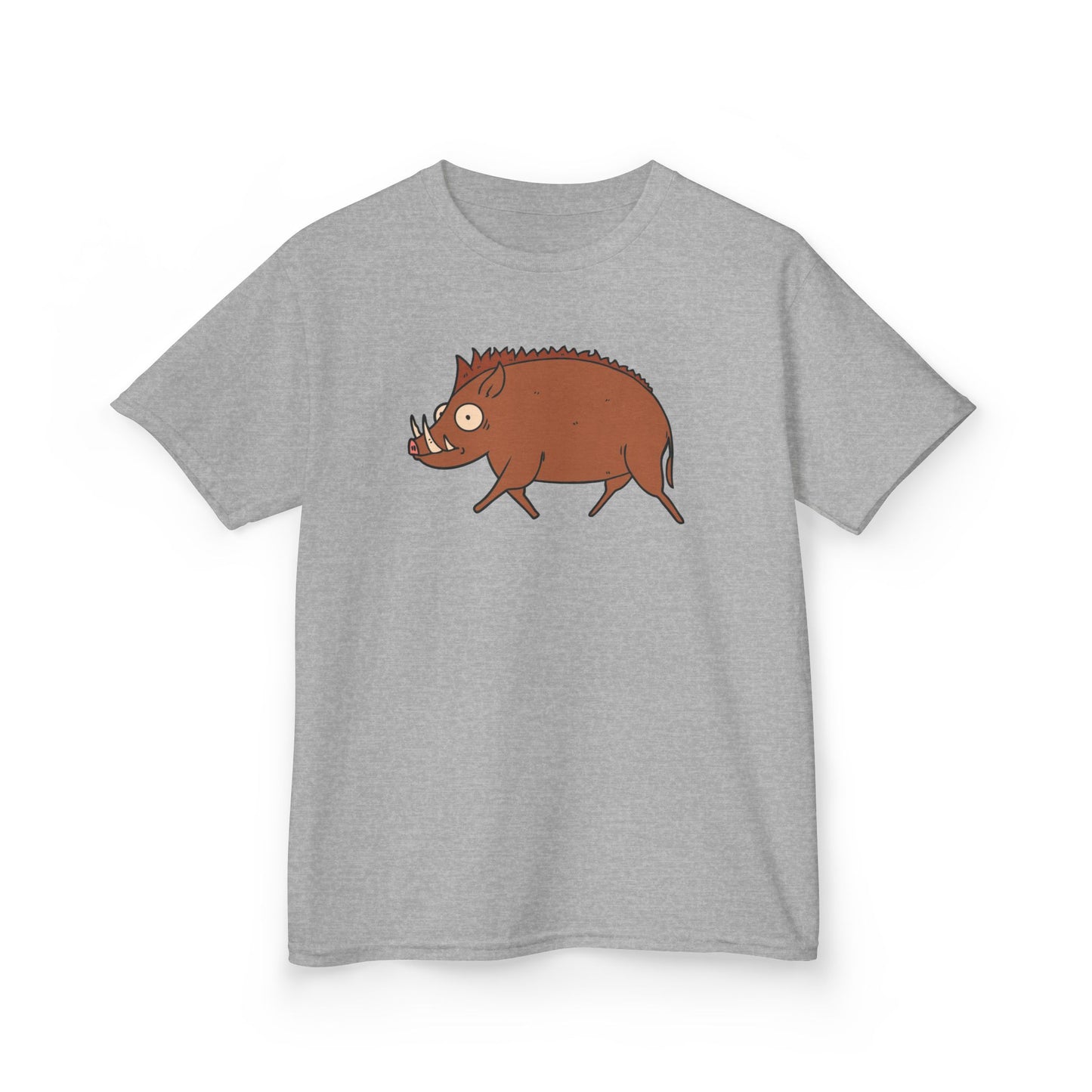 WILDSCHWEIN WALDTIER COMIC NIEDLICH SÜß • Kinder Oversize T-Shirt für Mädchen & Jungen (7–16 Jahre) • BIO Baumwolle 🌿