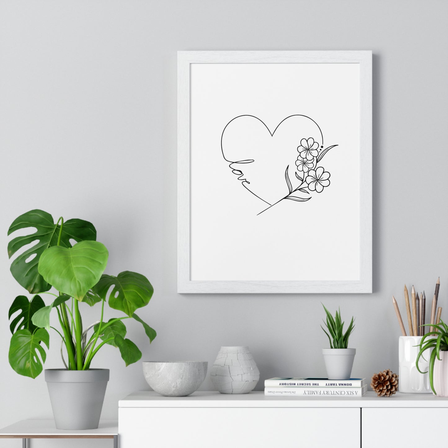 Vertical Framed Poster • Liebesbeweis Geschenk, LOVE Liebesbotschaft ❤️