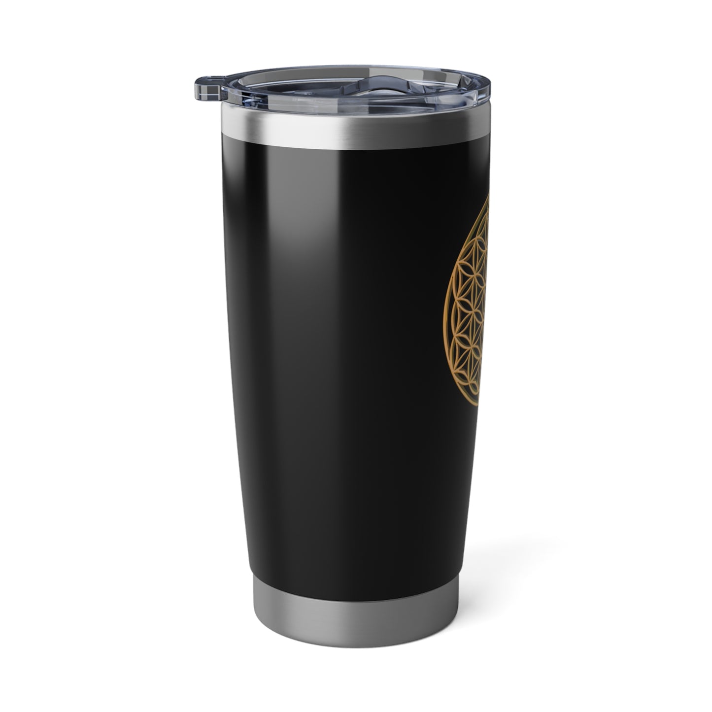 BLUME DES LEBENS 3D GOLDGELB • Thermo-Reisebecher XL • 590 ml • Tumbler Vagabond