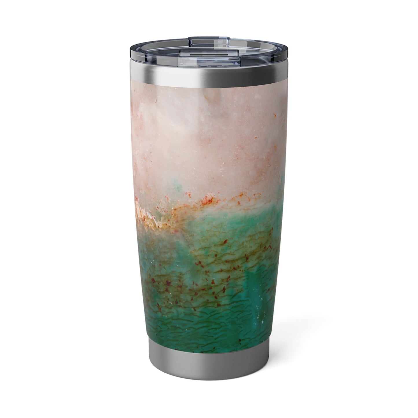 NATURSTEIN MUSTER GRÜN • Thermo-Reisebecher XL • 590 ml • Tumbler Vagabond