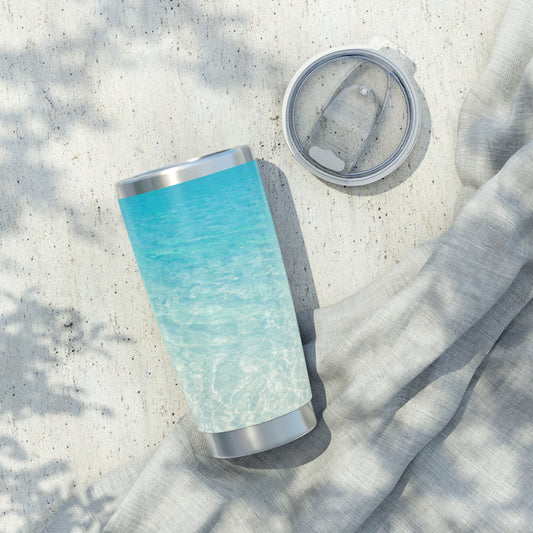 MEER STRAND URLAUBSMOTIV • Thermo-Reisebecher XL • 590 ml • Tumbler Vagabond