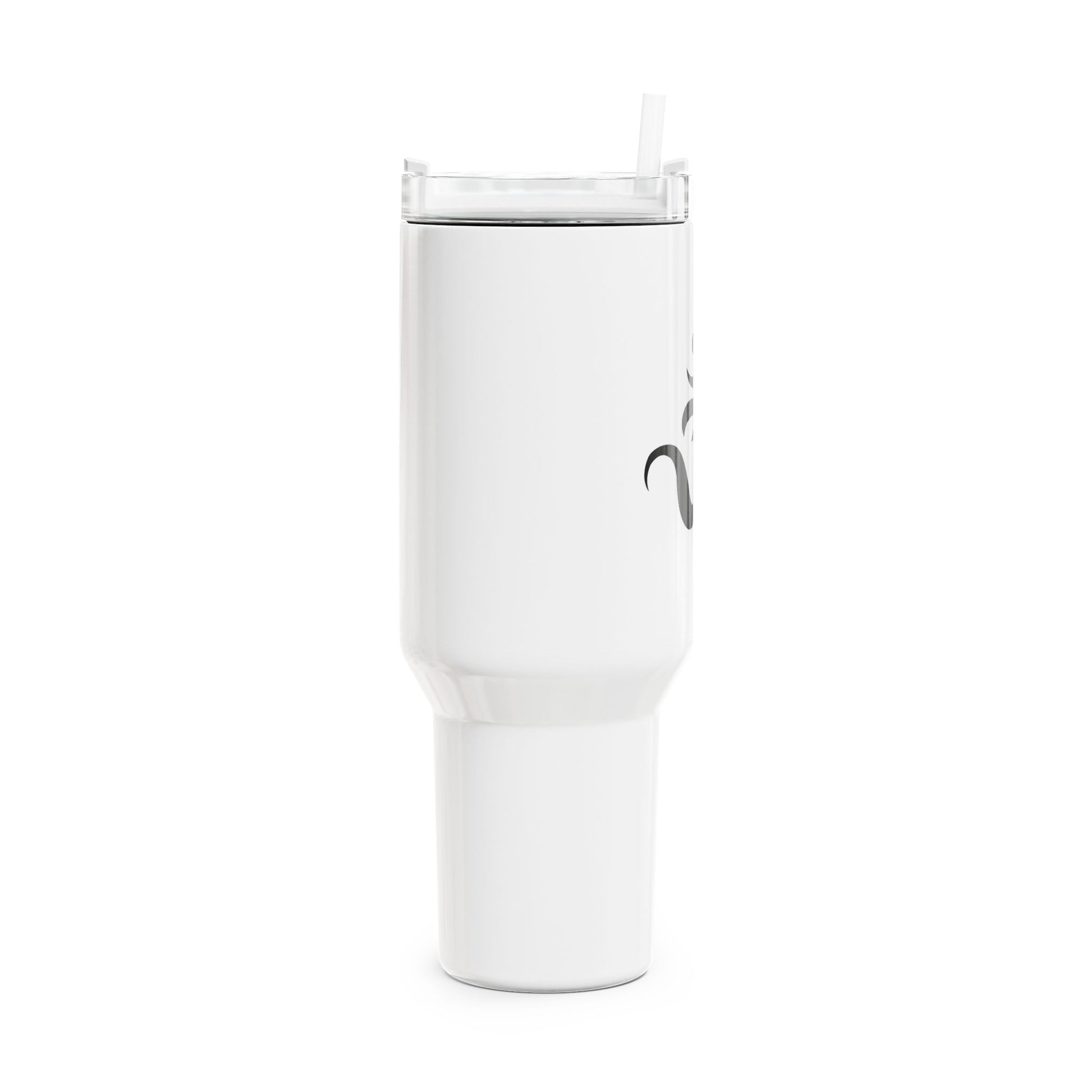 OM OHM ZEICHEN ÄSTHETISCH • Tumbler mit Henkel & Strohhalm • XXL Reisebecher 1,2L - YOGA SANTA