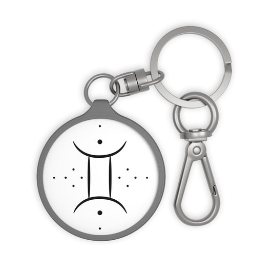 ZWILLINGE SYMBOL GEMINI STERNZEICHEN Tierkreiszeichen Dekorativ • Edler Luxus Schlüsselanhänger mit Karabiner für Frauen & Männer