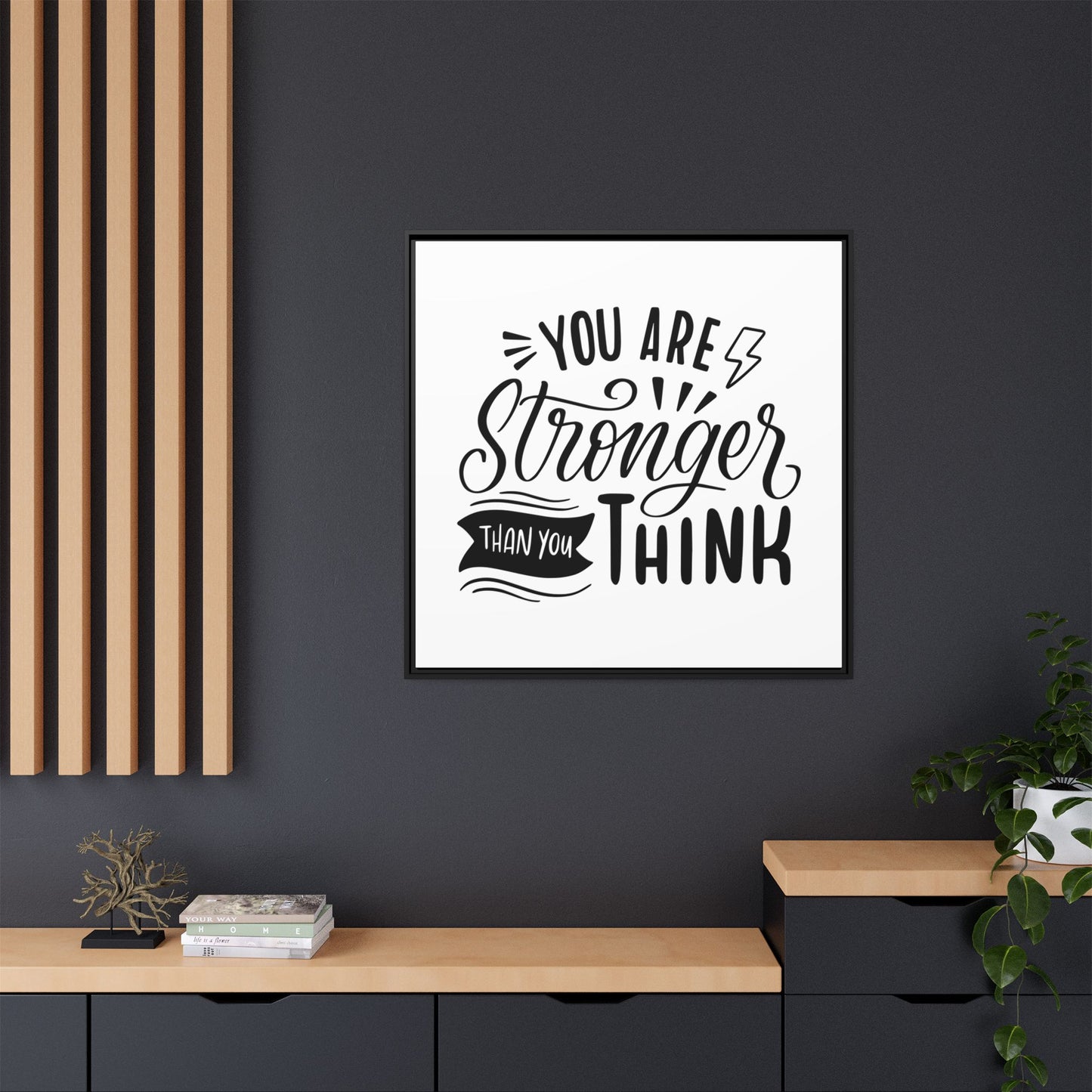 Matte Canvas, Framed (Multi-color)