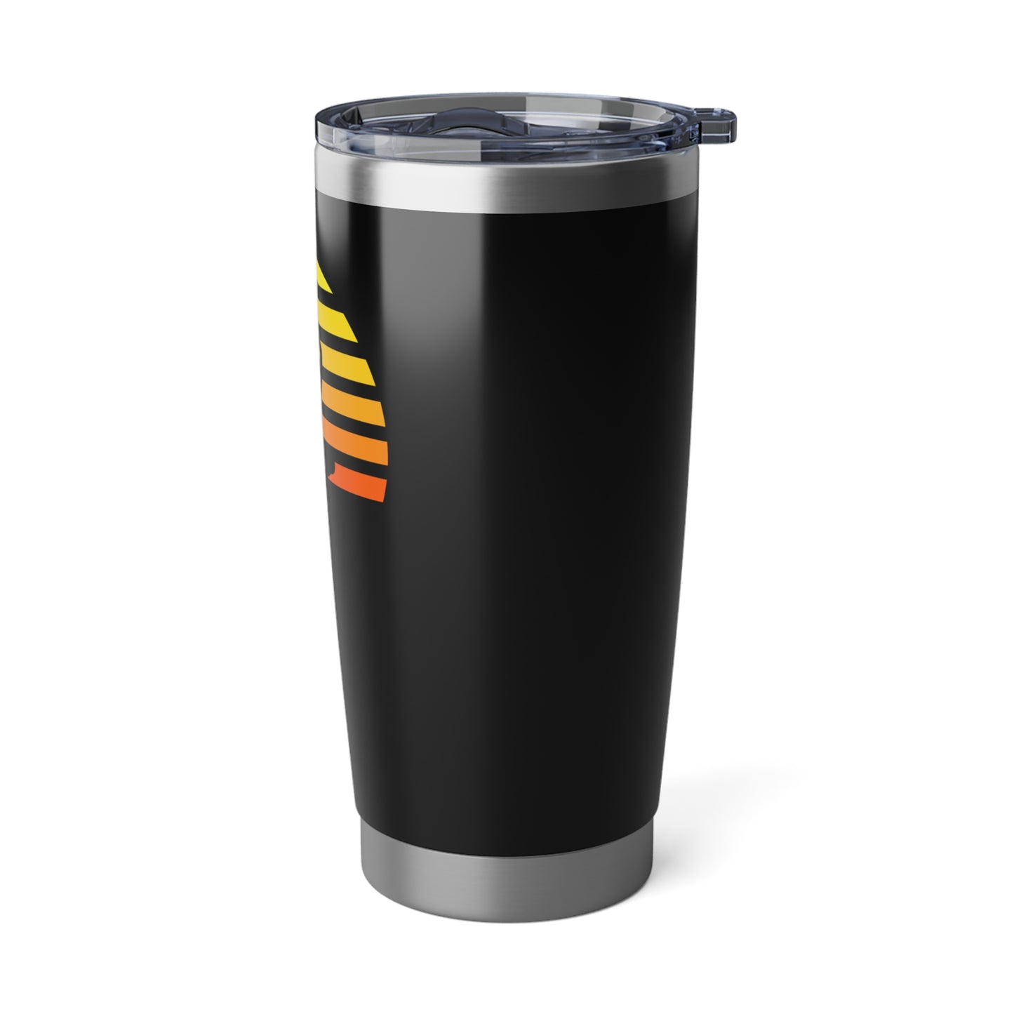 YOGA MOTIV RETRO SONNENAUFGANG YOGI SONNEUNTERGANG • Thermo-Reisebecher XL • 590 ml • Tumbler Vagabond