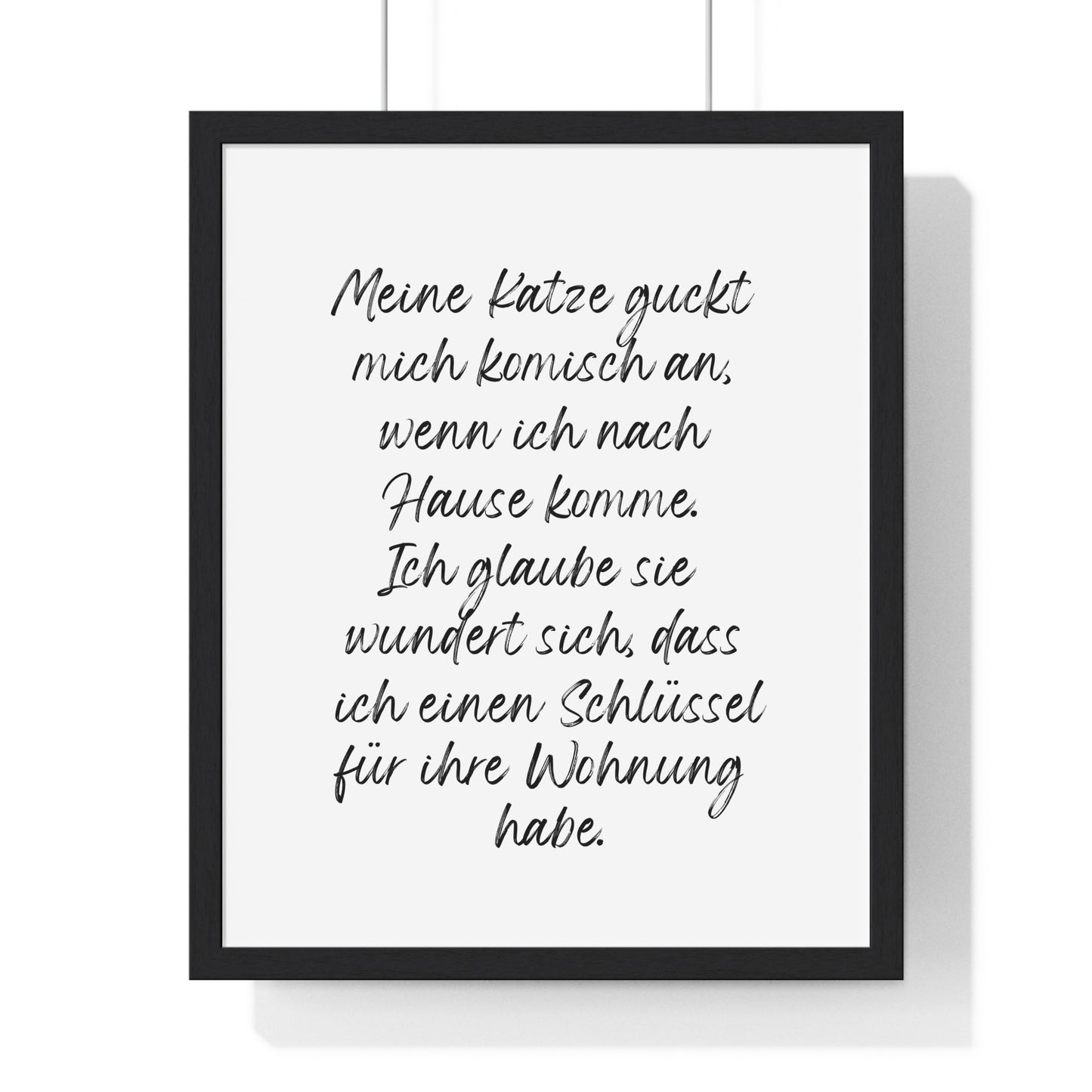 Vertical Framed Poster