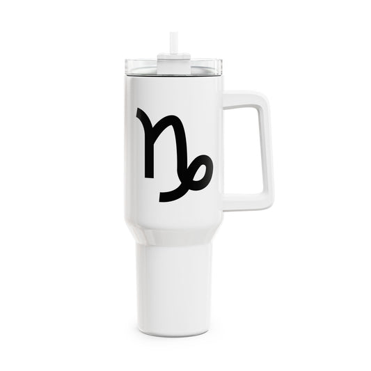 STEINBOCK CAPRICORN Symbol Sternzeichen Tierkreiszeichen • Tumbler mit Henkel & Strohhalm • XXL Reisebecher 1,2L - YOGA SANTA